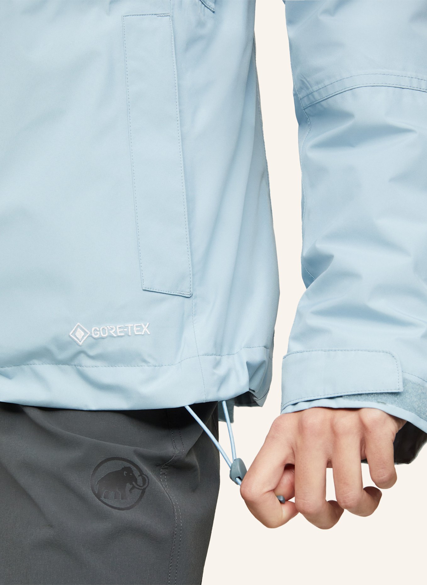 MAMMUT Hardshelljacke TREELINE 3 IN 1 HS mit Kapuze: BLAU