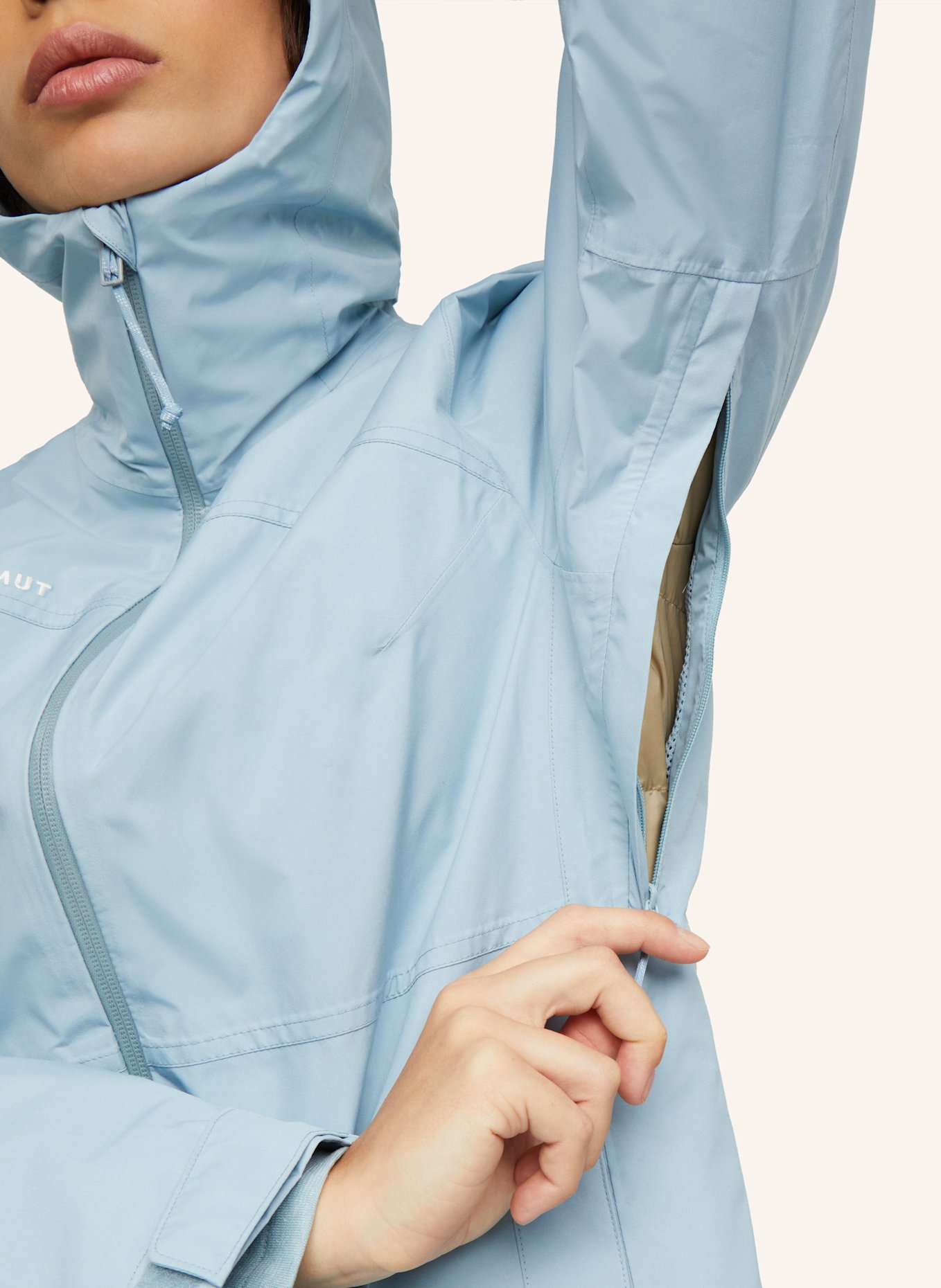MAMMUT Hardshelljacke TREELINE 3 IN 1 HS mit Kapuze: BLAU
