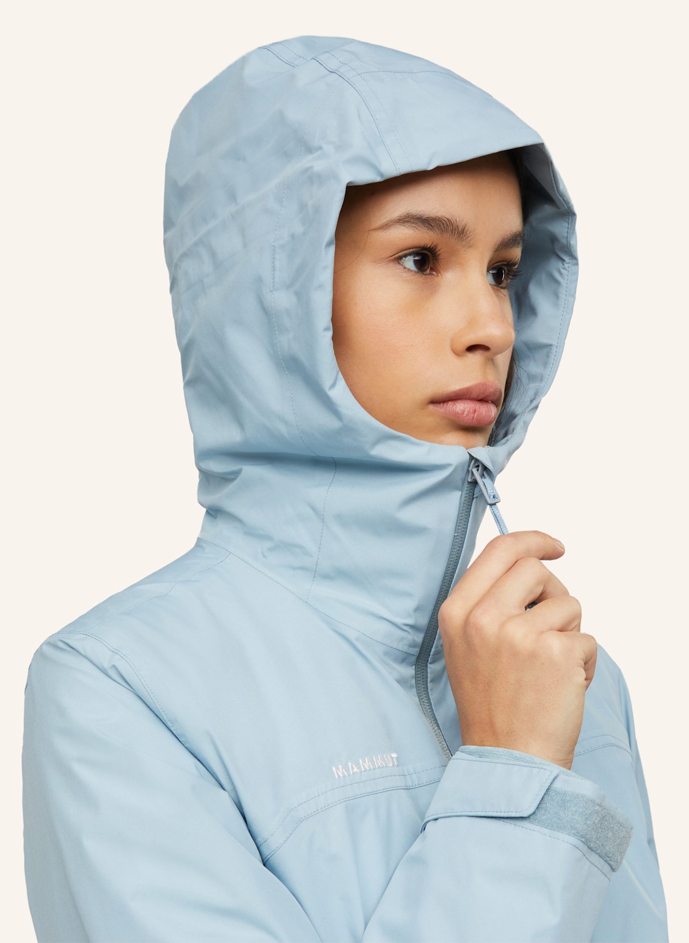 MAMMUT Hardshelljacke TREELINE 3 IN 1 HS mit Kapuze: BLAU