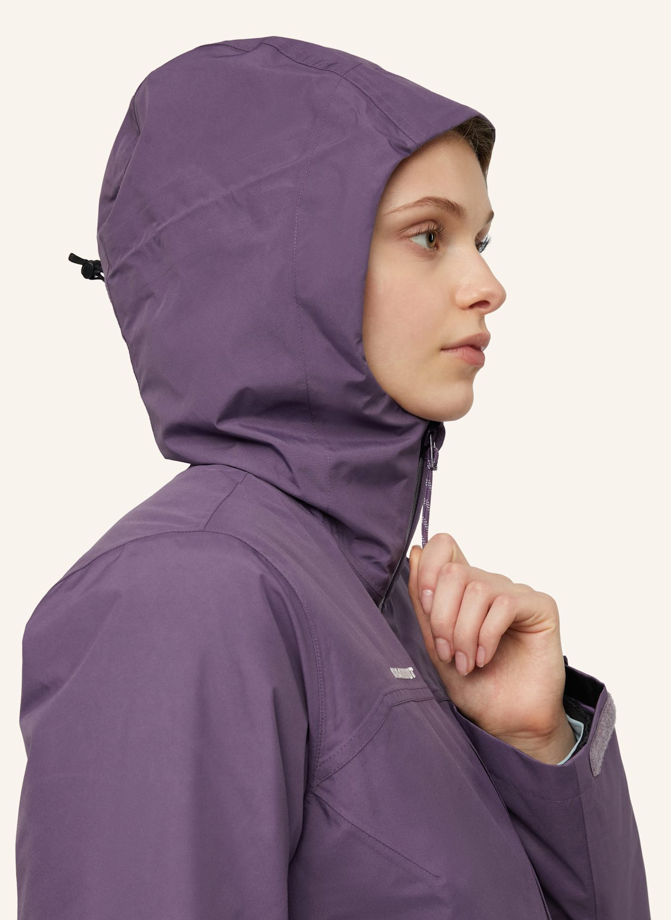 MAMMUT Hardshelljacke TREELINE 3 IN 1 HS mit Kapuze: LILA