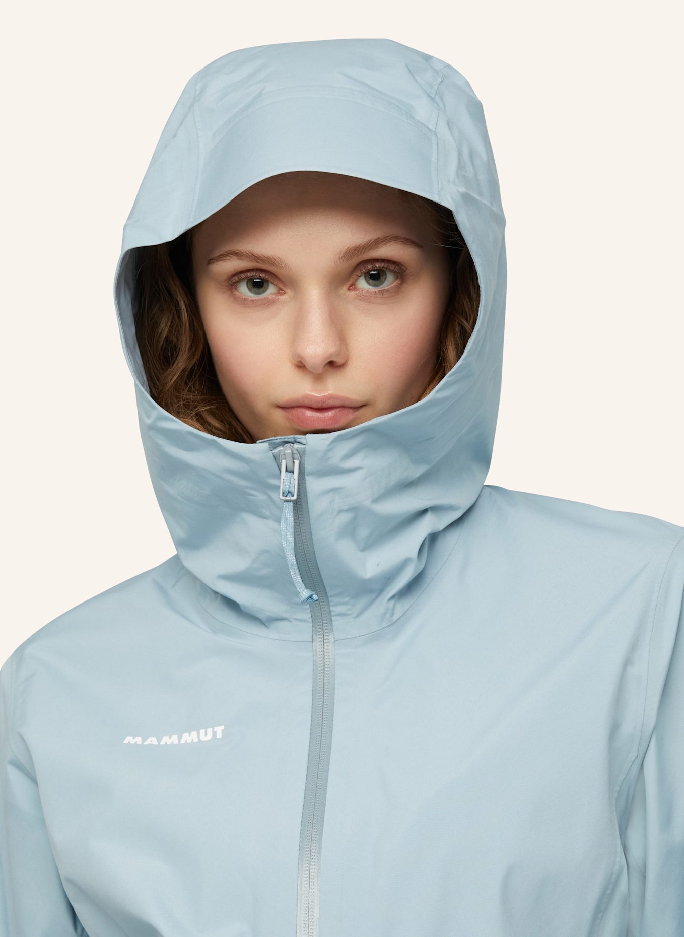 MAMMUT Hardshelljacke TREELINE HS mit Kapuze: BLAU
