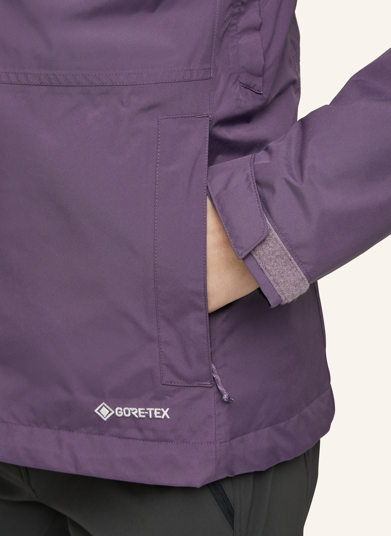 MAMMUT Hardshelljacke TREELINE 3 IN 1 HS mit Kapuze: LILA