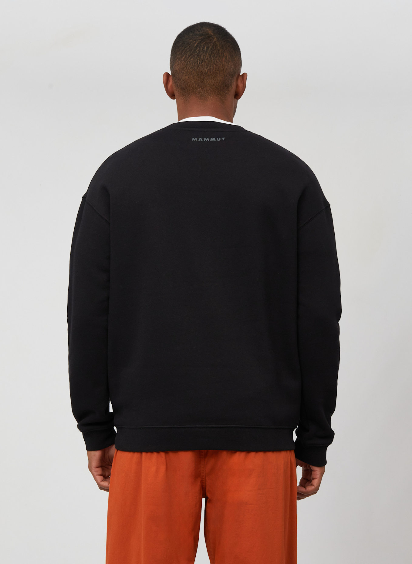 MAMMUT Midlayer-Pullover BASE ML CREW NECK: SCHWARZ