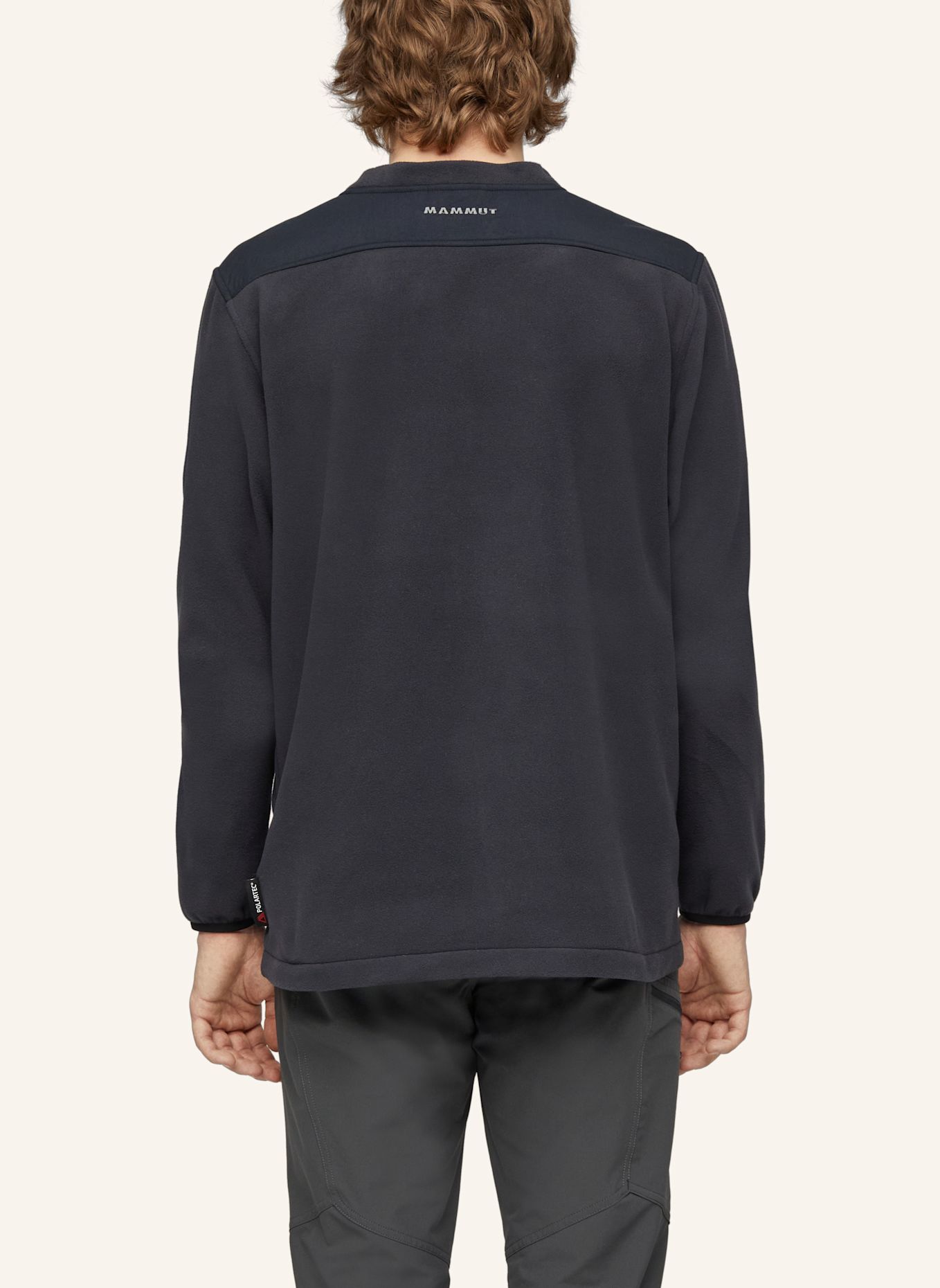 MAMMUT Midlayer-Pullover MOONSTONE LIGHT ML HYBRID CREW NECK: SCHWARZ