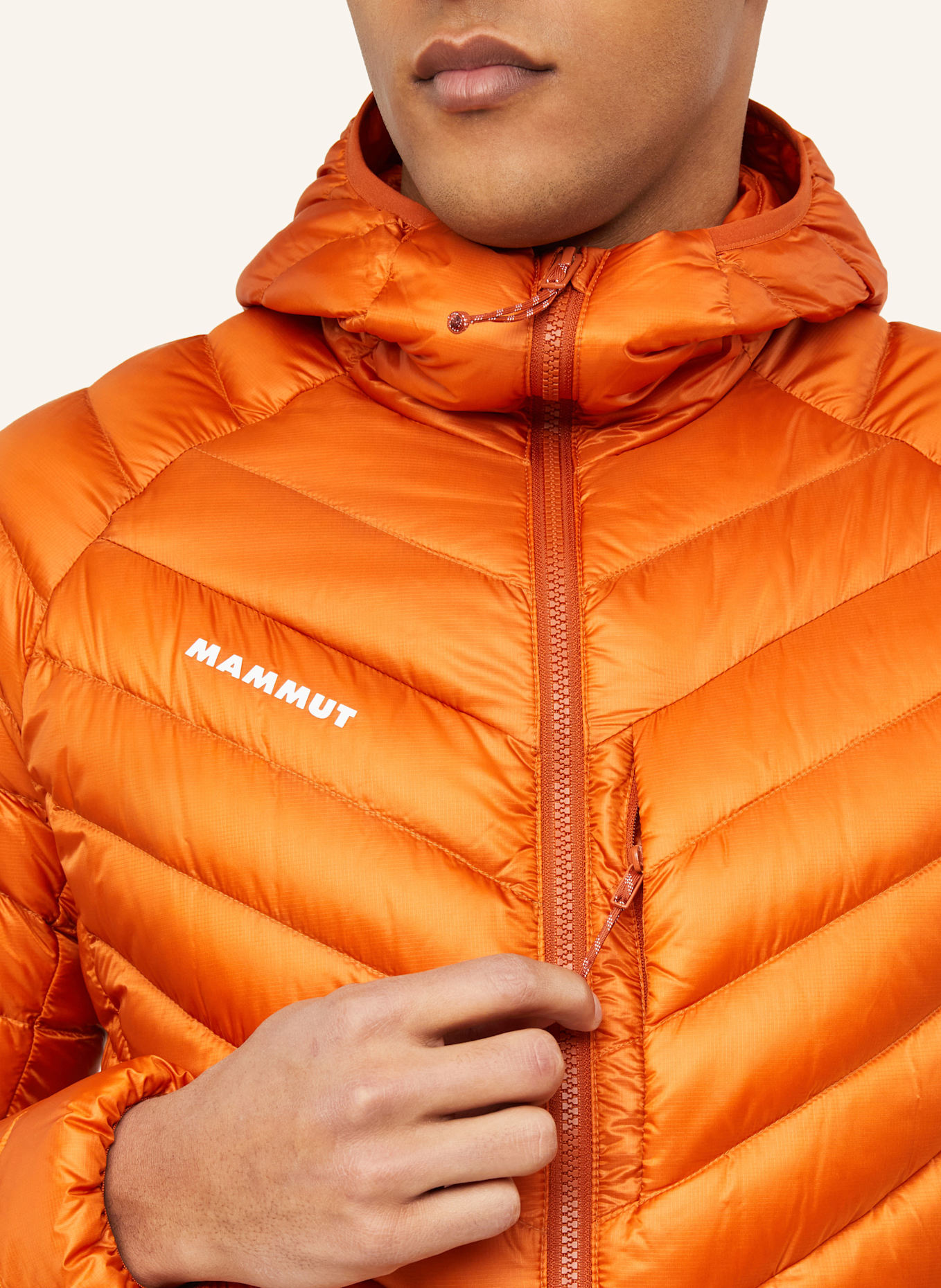 MAMMUT Daunenjacke BROAD PEAK IN mit Kapuze: BRAUN