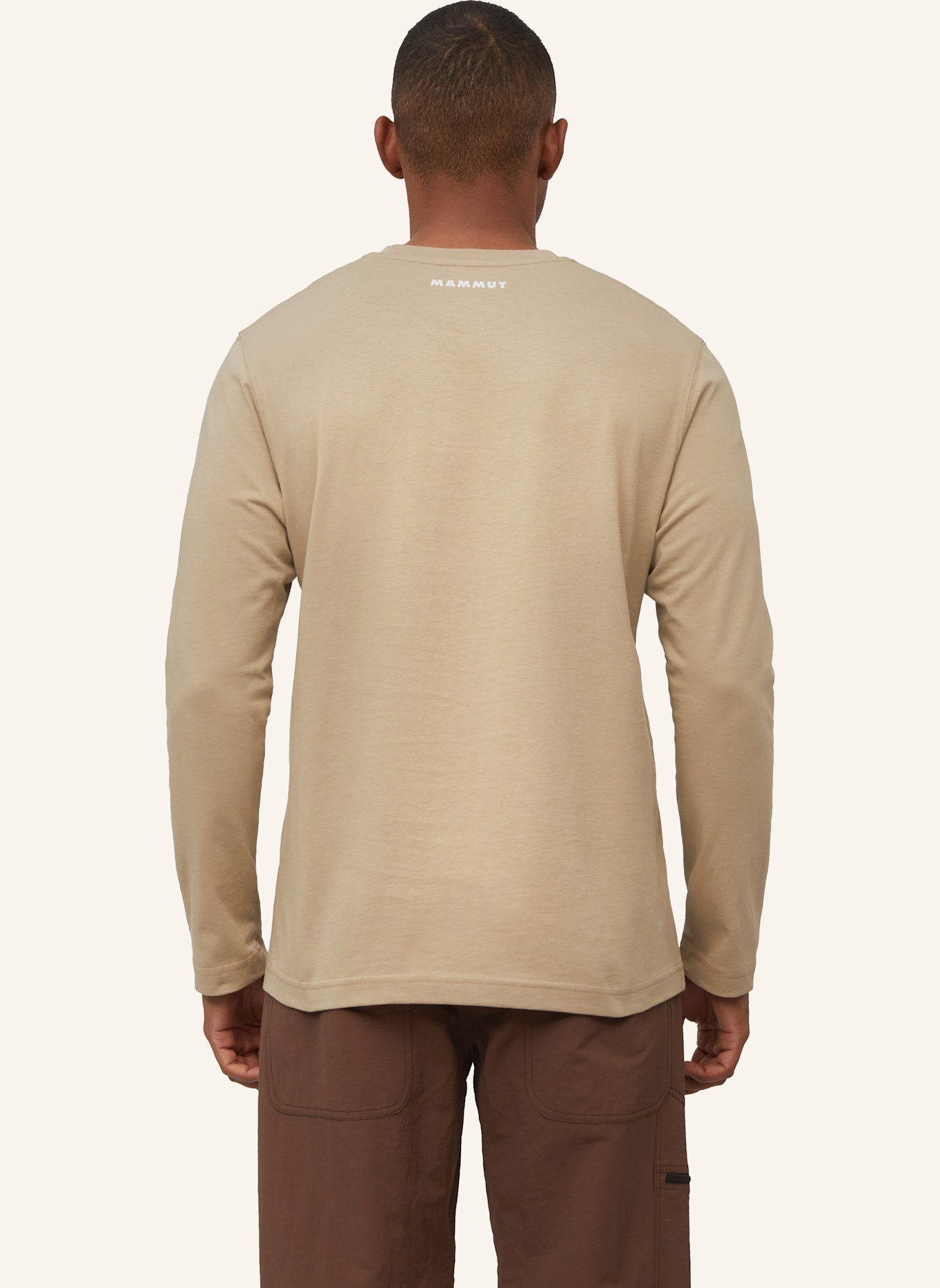 MAMMUT Funktionsshirt BASE MINI LOGO: BRAUN