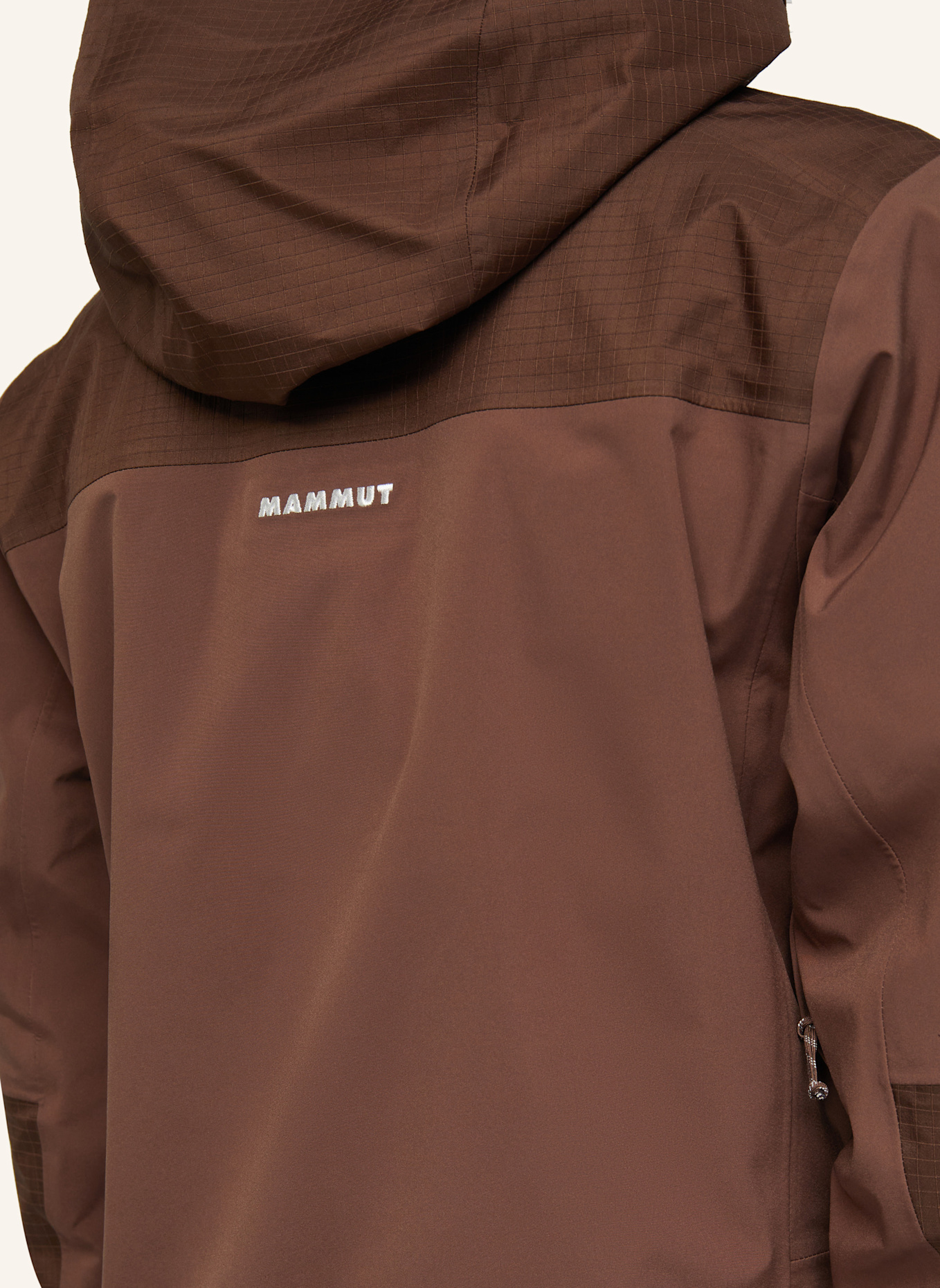 MAMMUT Hardshelljacke DUCAN GUIDE HS mit Kapuze: BRAUN