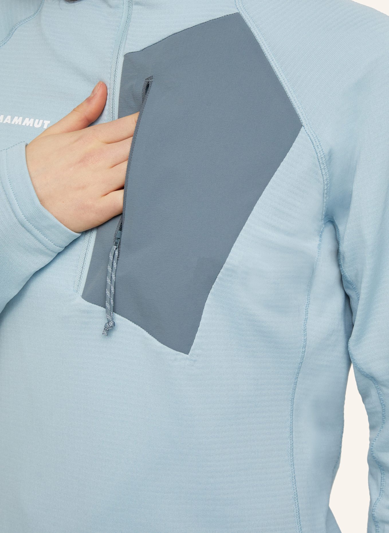 MAMMUT Midlayer-Pullover AENERGY LIGHT ML: BLAU