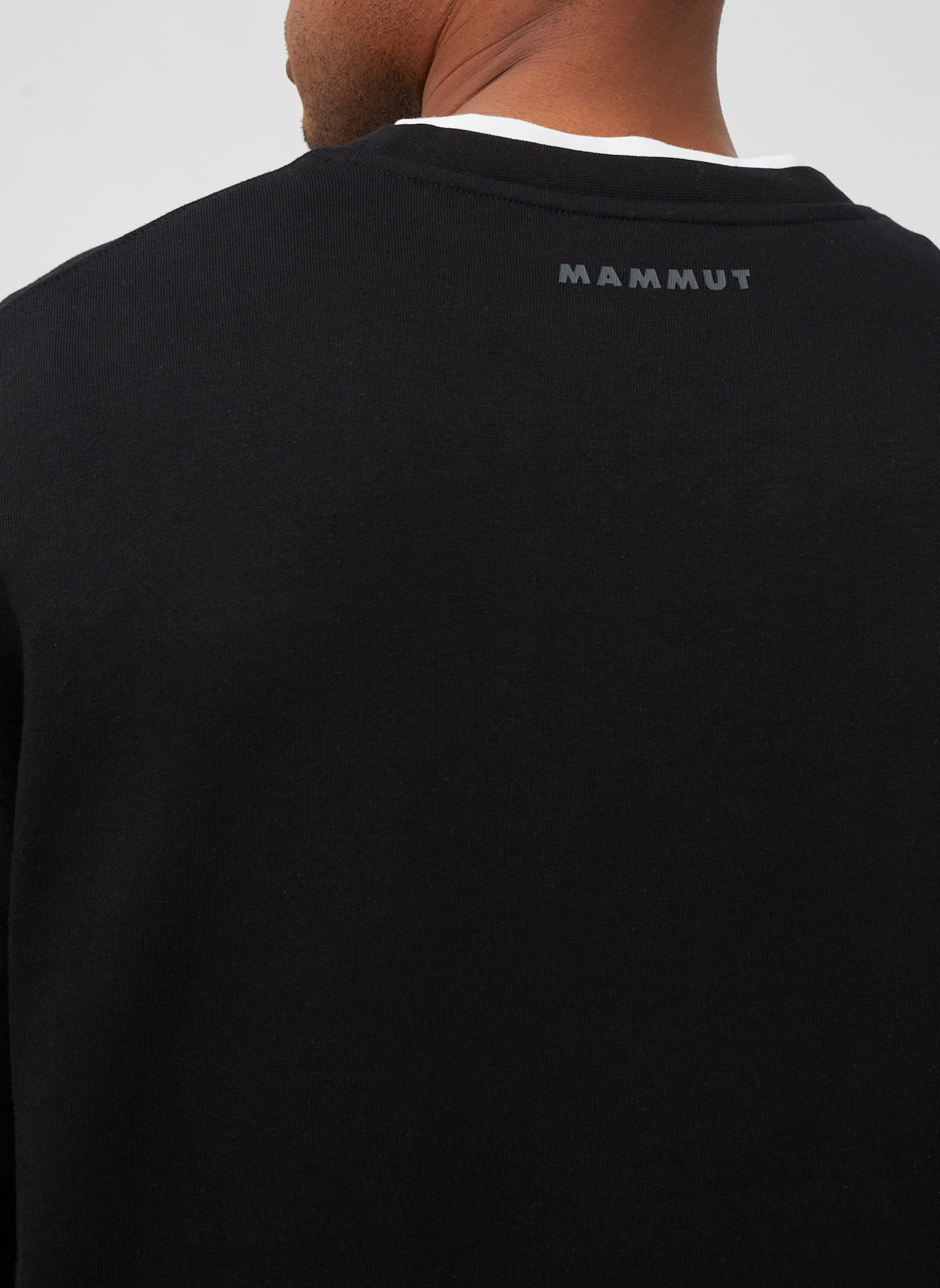 MAMMUT Midlayer-Pullover BASE ML CREW NECK: SCHWARZ