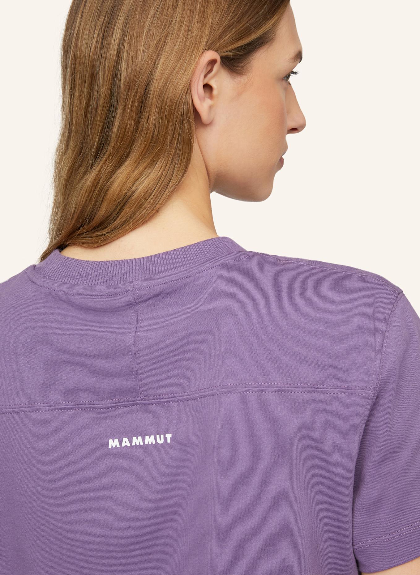 MAMMUT T-Shirt BASE CROPPED MINI LOGO: LILA