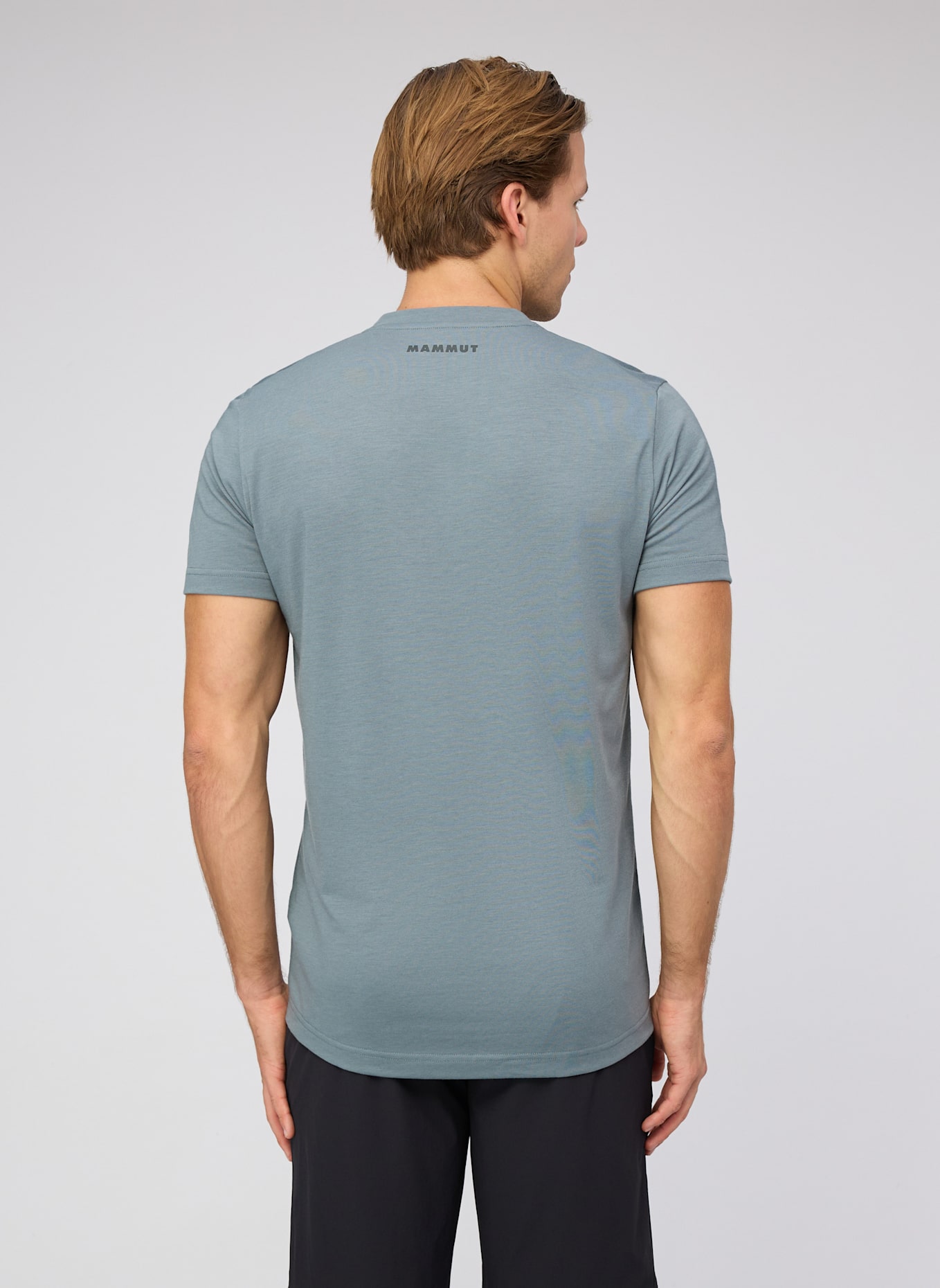 MAMMUT T-Shirt TROVAT LOGO: GRAU