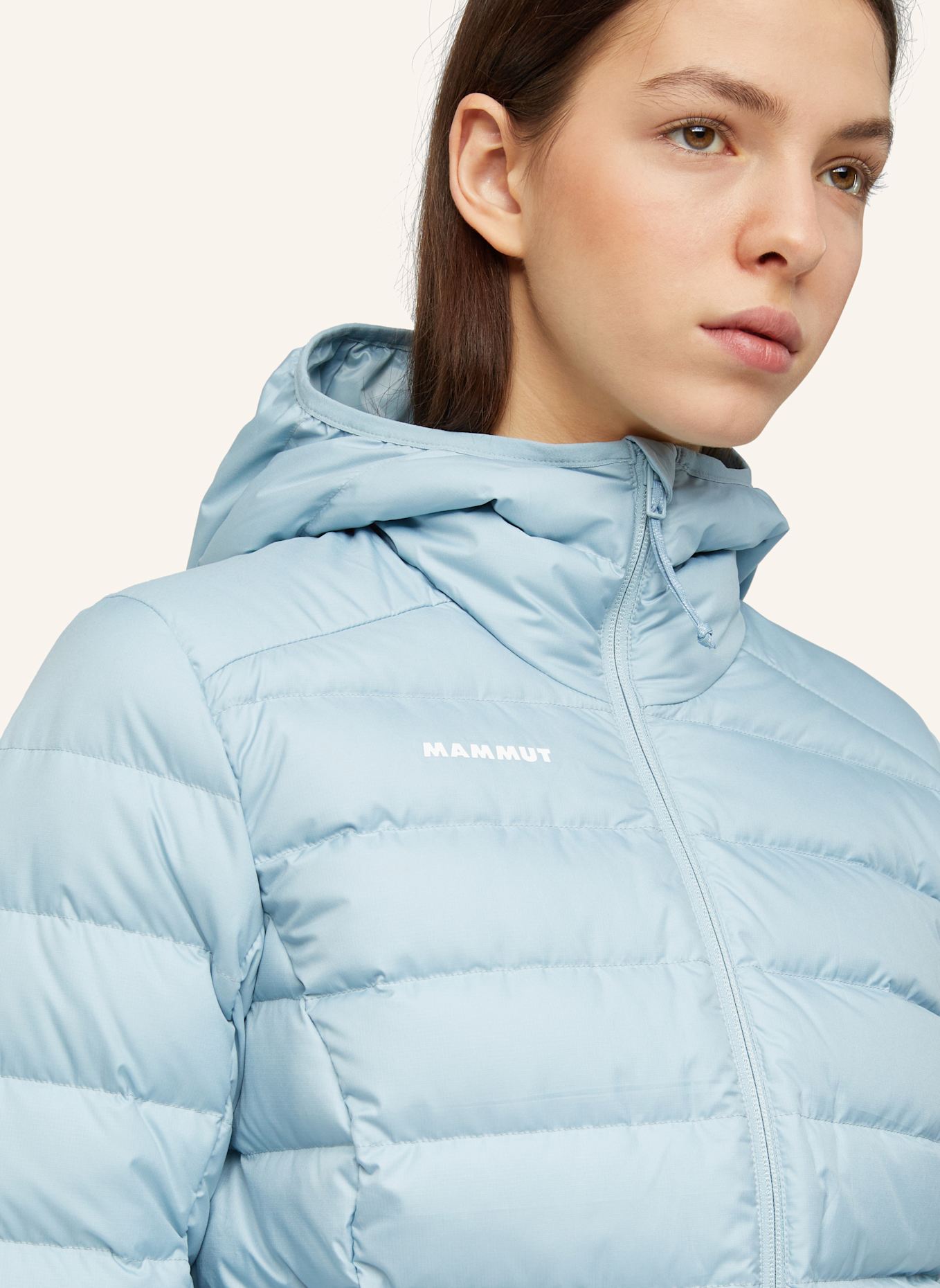 MAMMUT Daunenjacke WAYMARKER IN mit Kapuze: BLAU