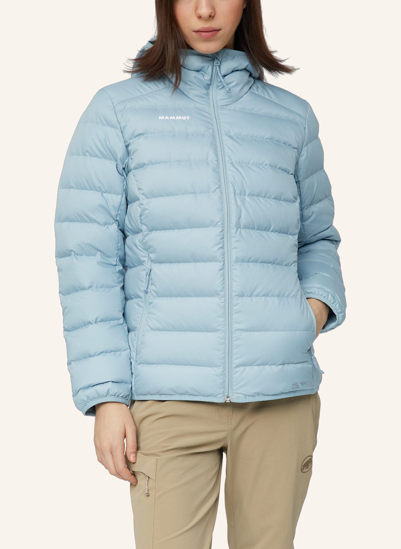 MAMMUT Daunenjacke WAYMARKER IN mit Kapuze: BLAU