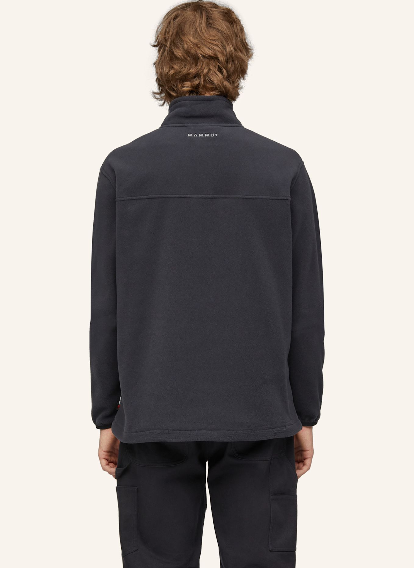 MAMMUT Midlayer-Pullover MOONSTONE LIGHT ML HYBRID: SCHWARZ
