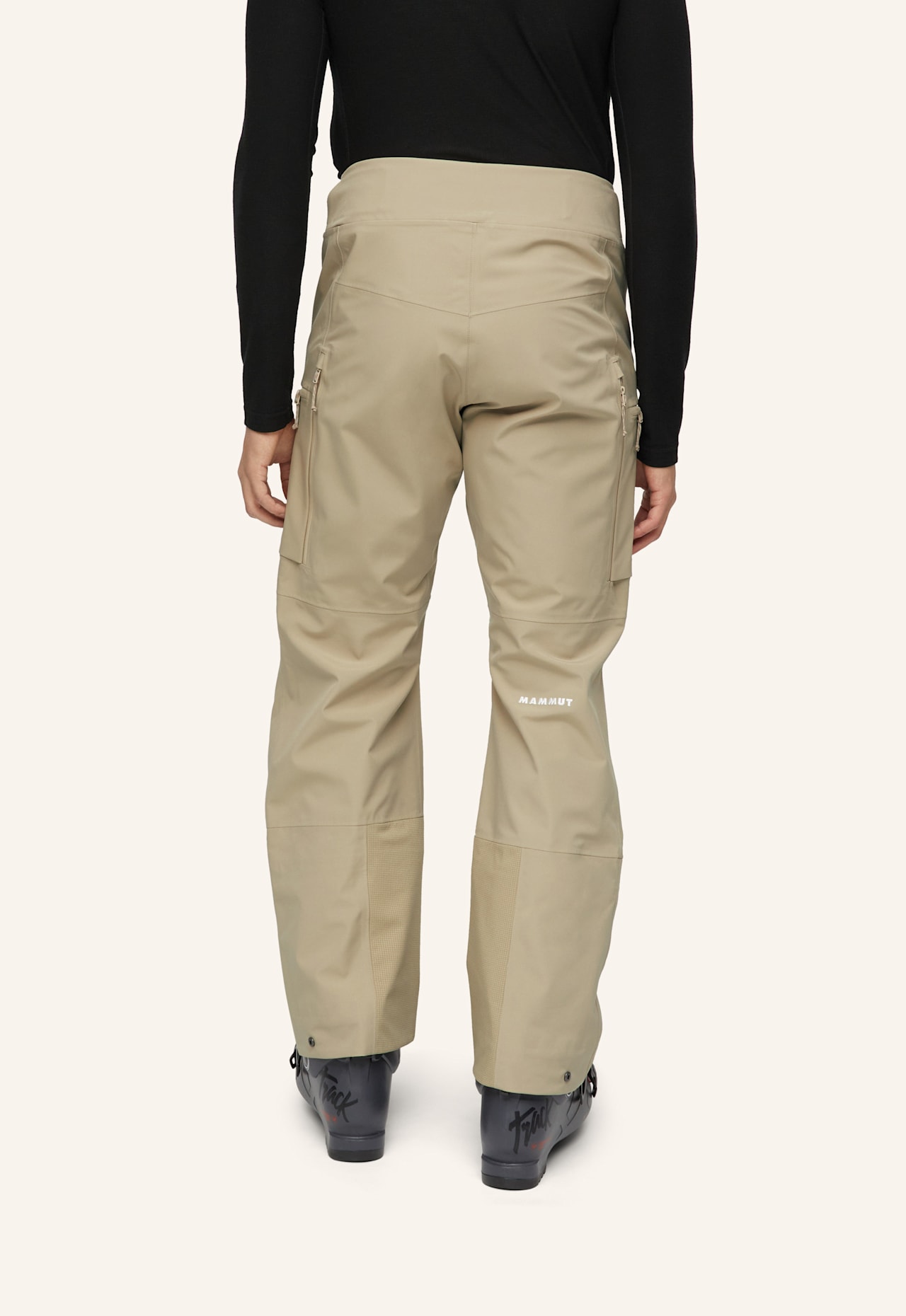 MAMMUT Hardshell-Skihose STONEY HS: BRAUN