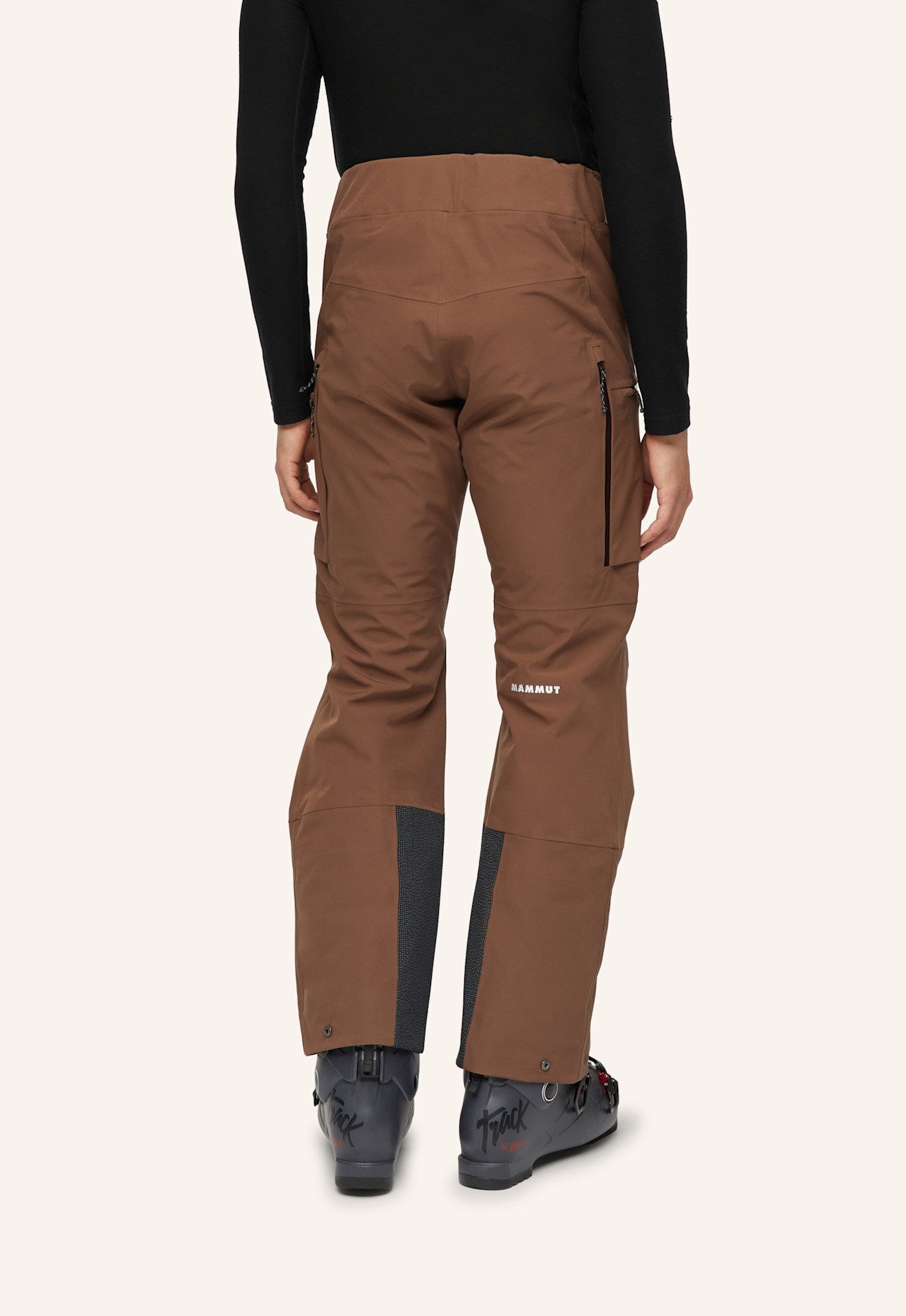 MAMMUT Hardshell-Skihose STONEY HS: BRAUN