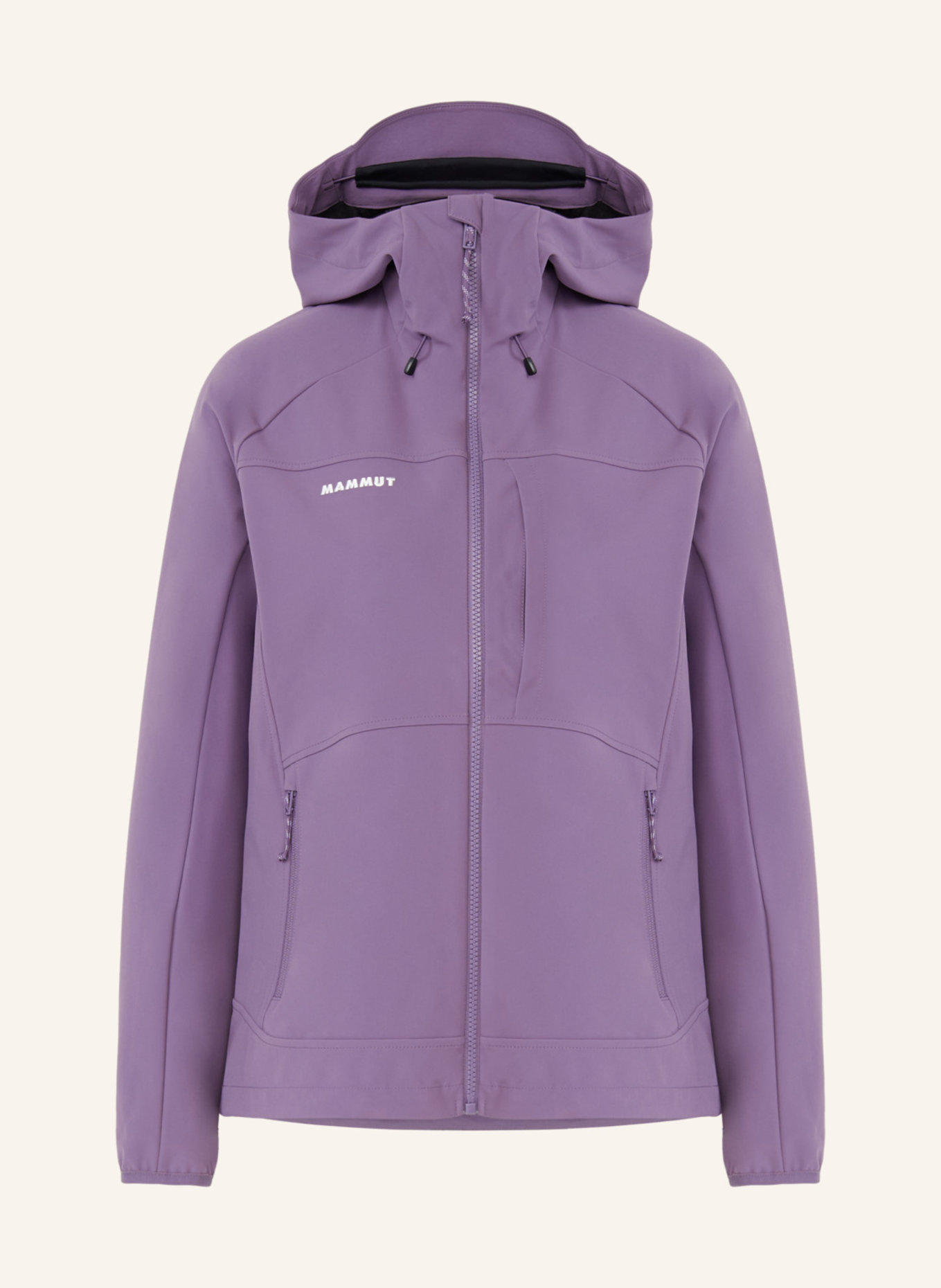 MAMMUT Softshell-Jacke ULTIMATE COMFORT SO HOODED: LILA