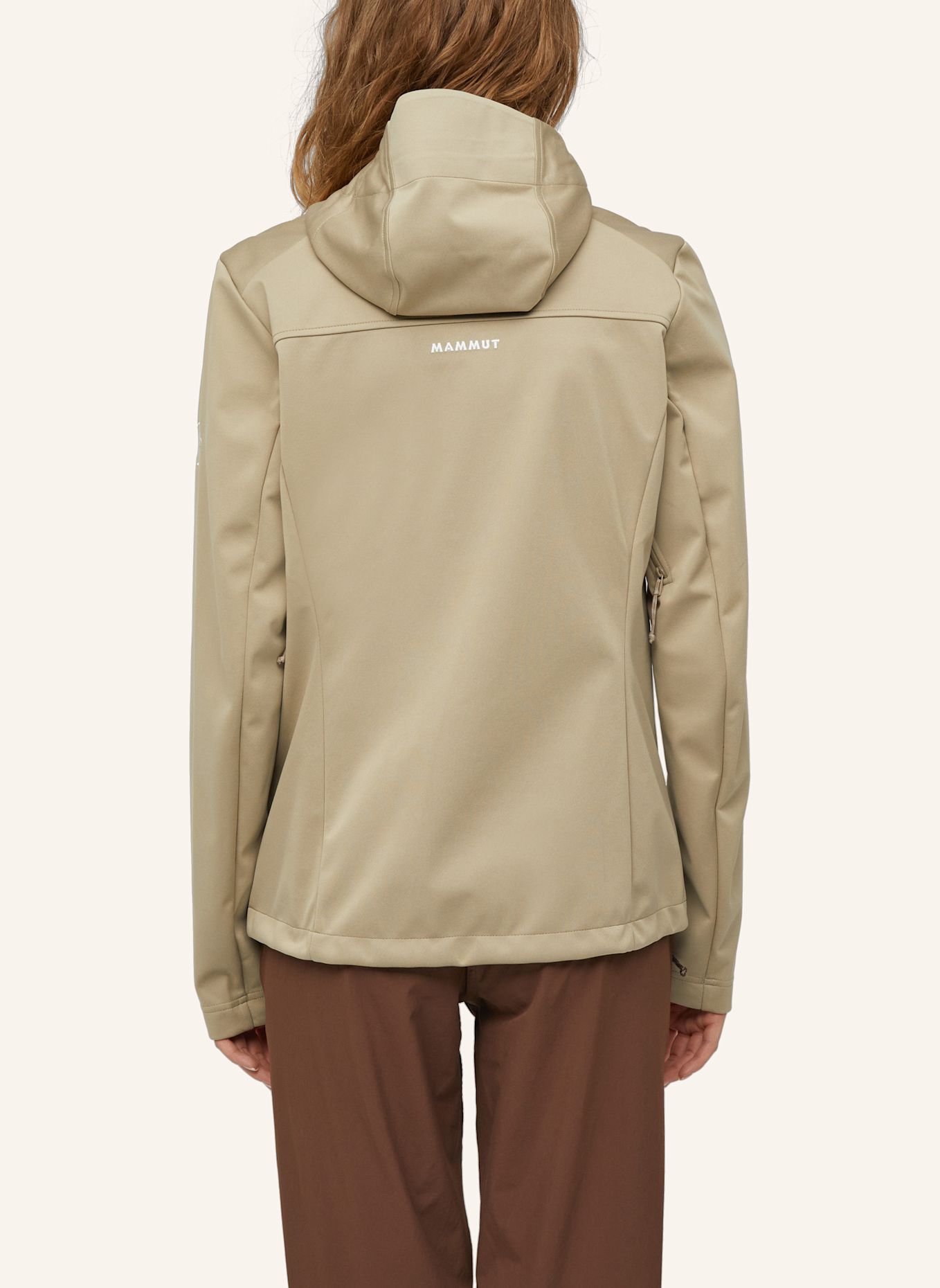 MAMMUT Softshell-Jacke ULTIMATE VIII SO HOODED: BRAUN