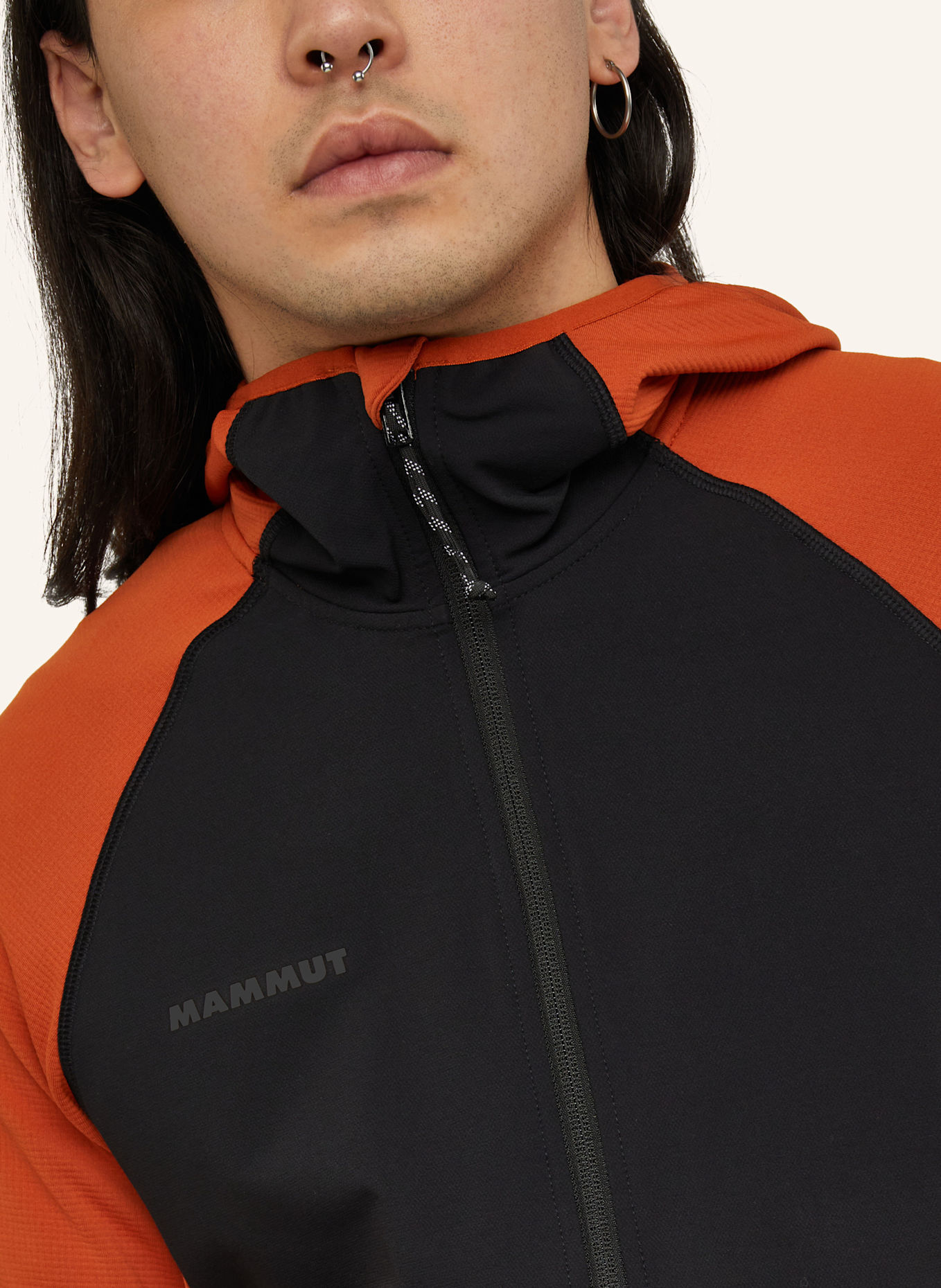 MAMMUT Midlayer-Jacke MASSONE ML HOODED: BRAUN