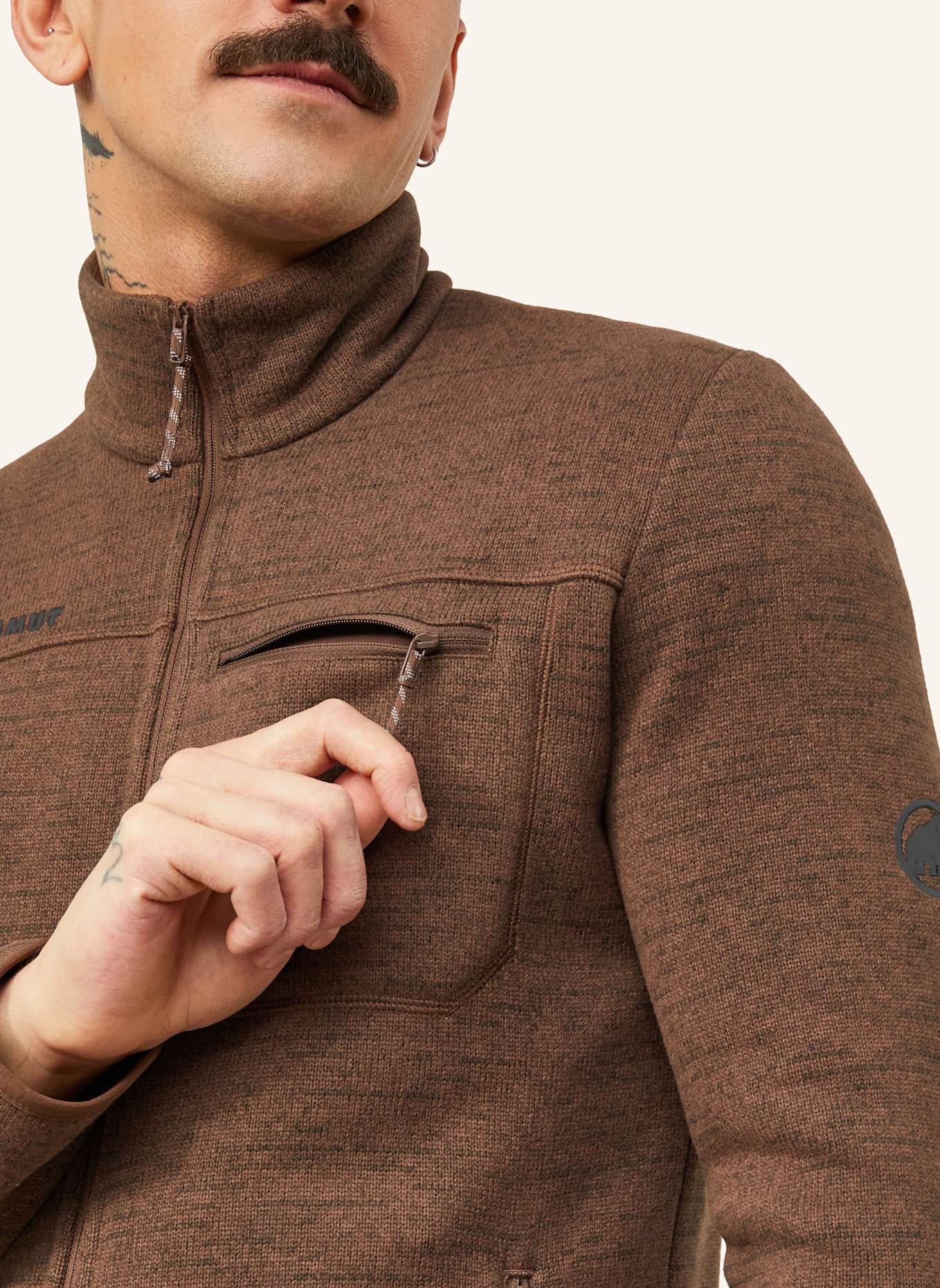 MAMMUT Midlayer-Jacke ARCTIC IV: BRAUN