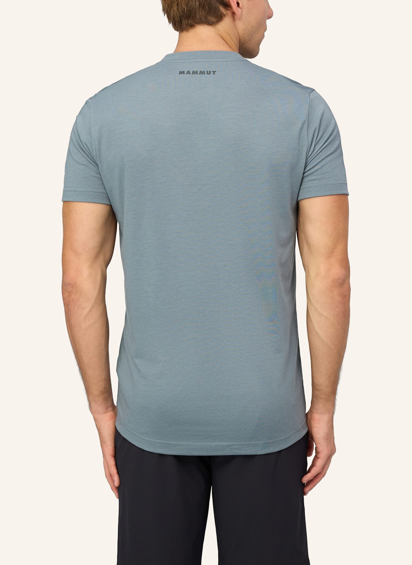 MAMMUT T-Shirt TROVAT LOGO: GRAU