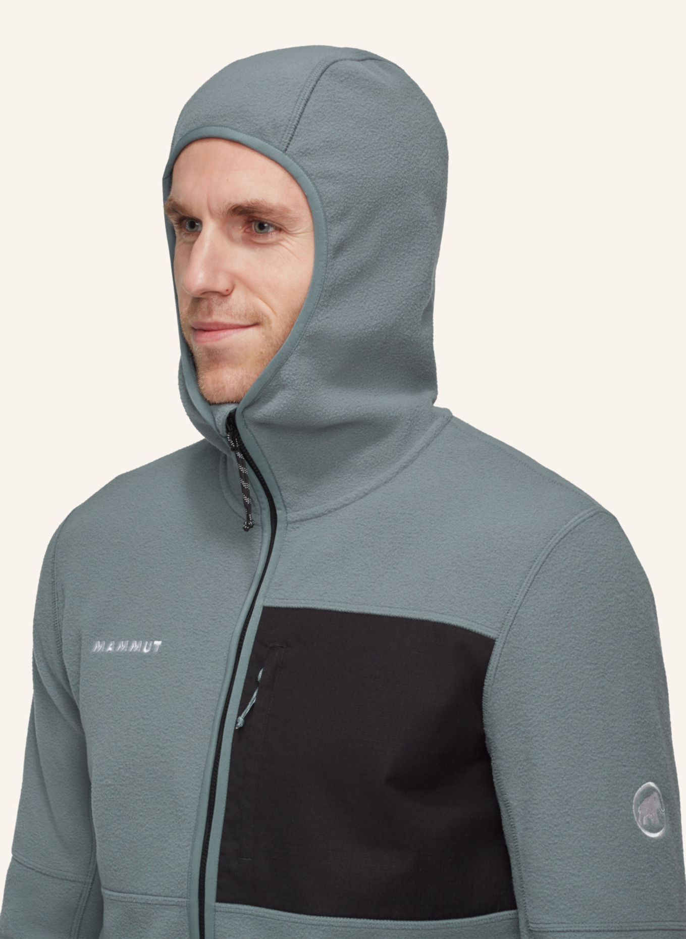 MAMMUT Fleecejacke TAMARO: SCHWARZ
