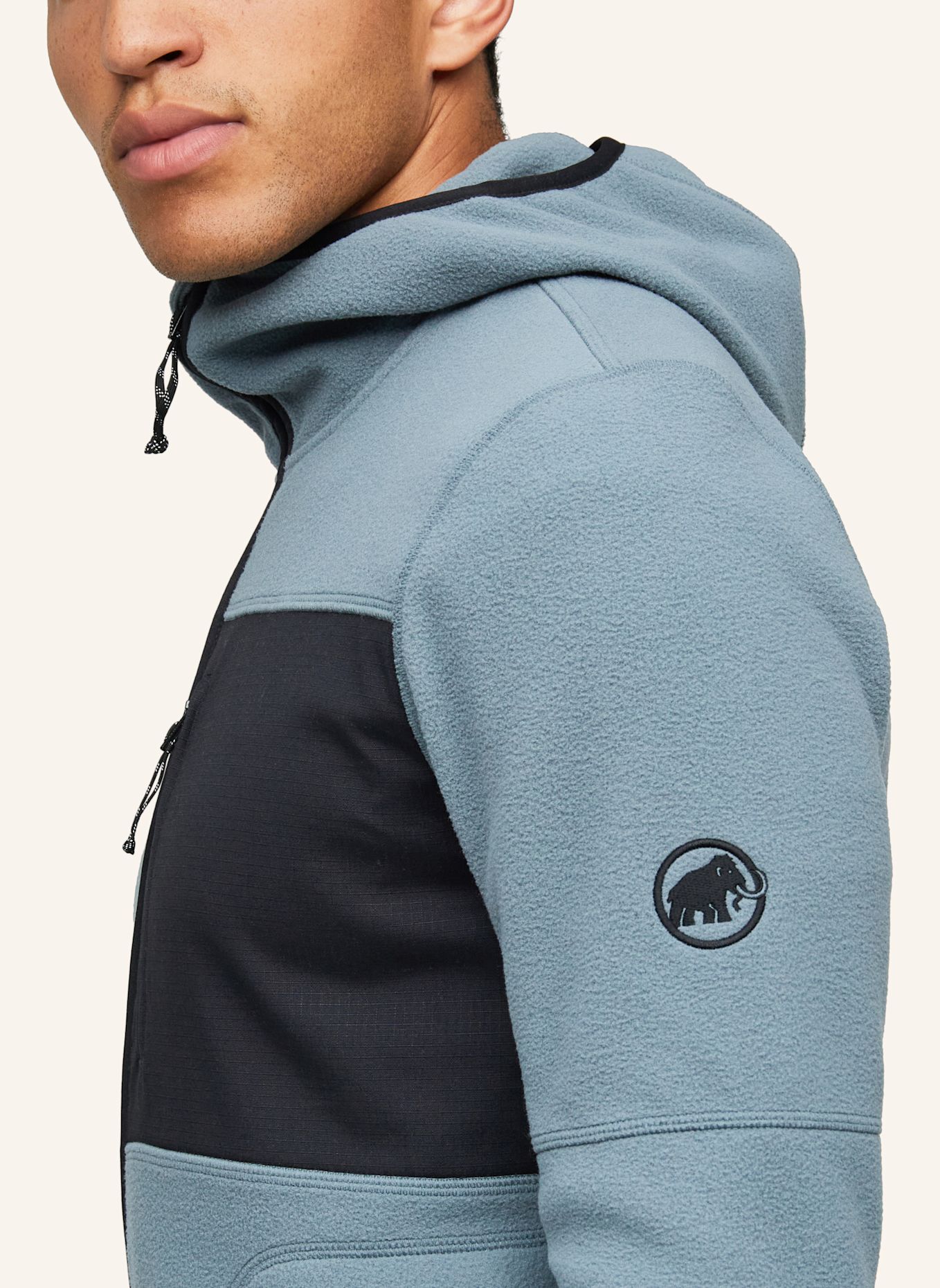 MAMMUT Fleecejacke TAMARO: SCHWARZ