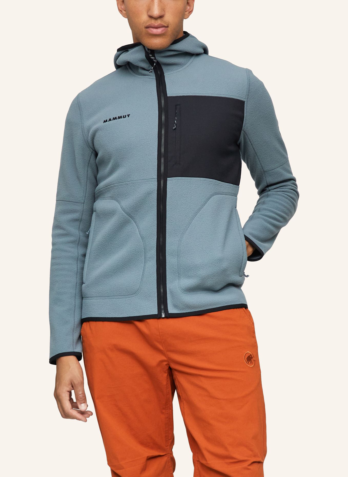 MAMMUT Fleecejacke TAMARO: SCHWARZ