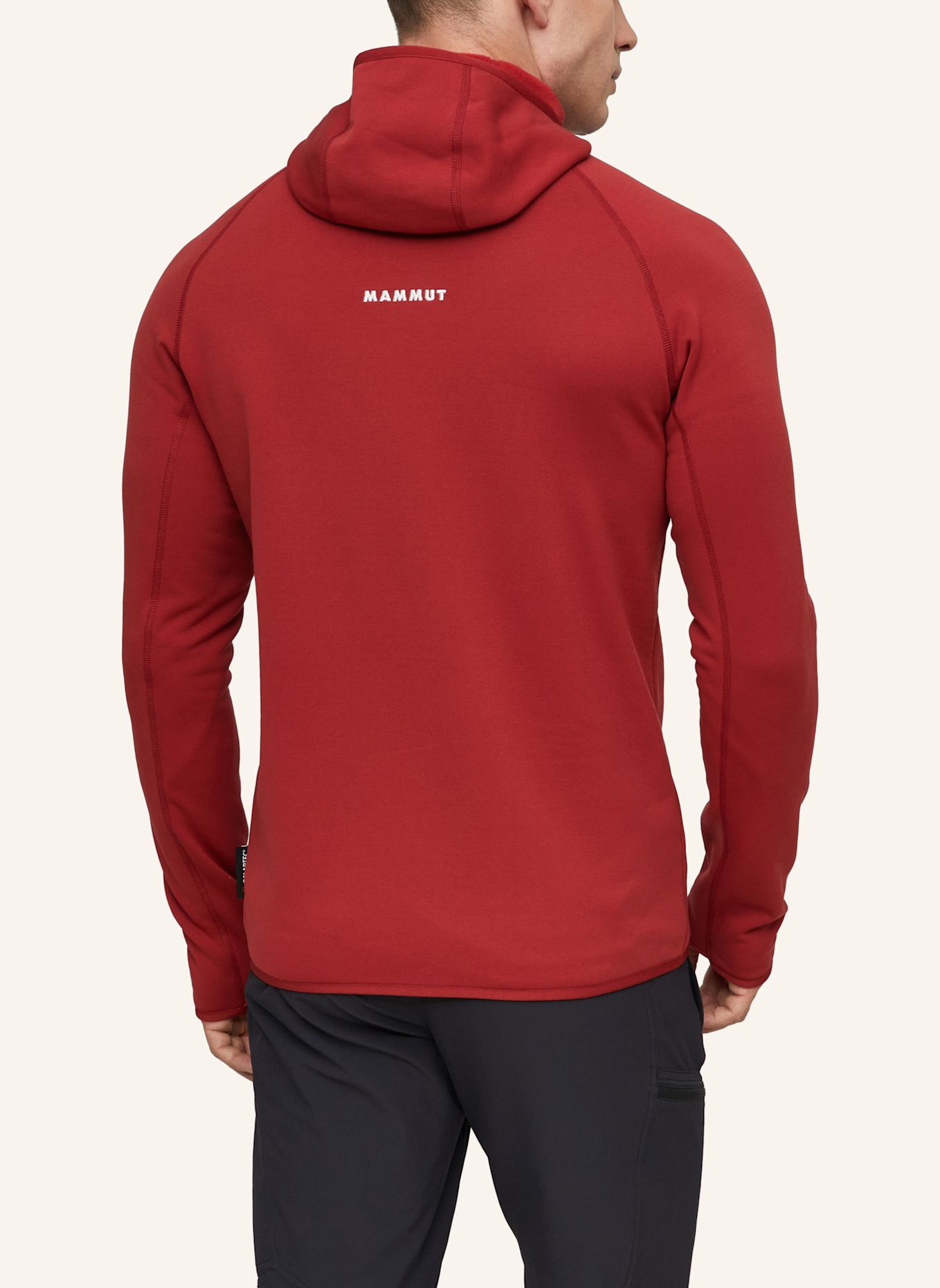 MAMMUT Midlayer-Jacke ACONCAGUA ML mit Kapuze: ROT