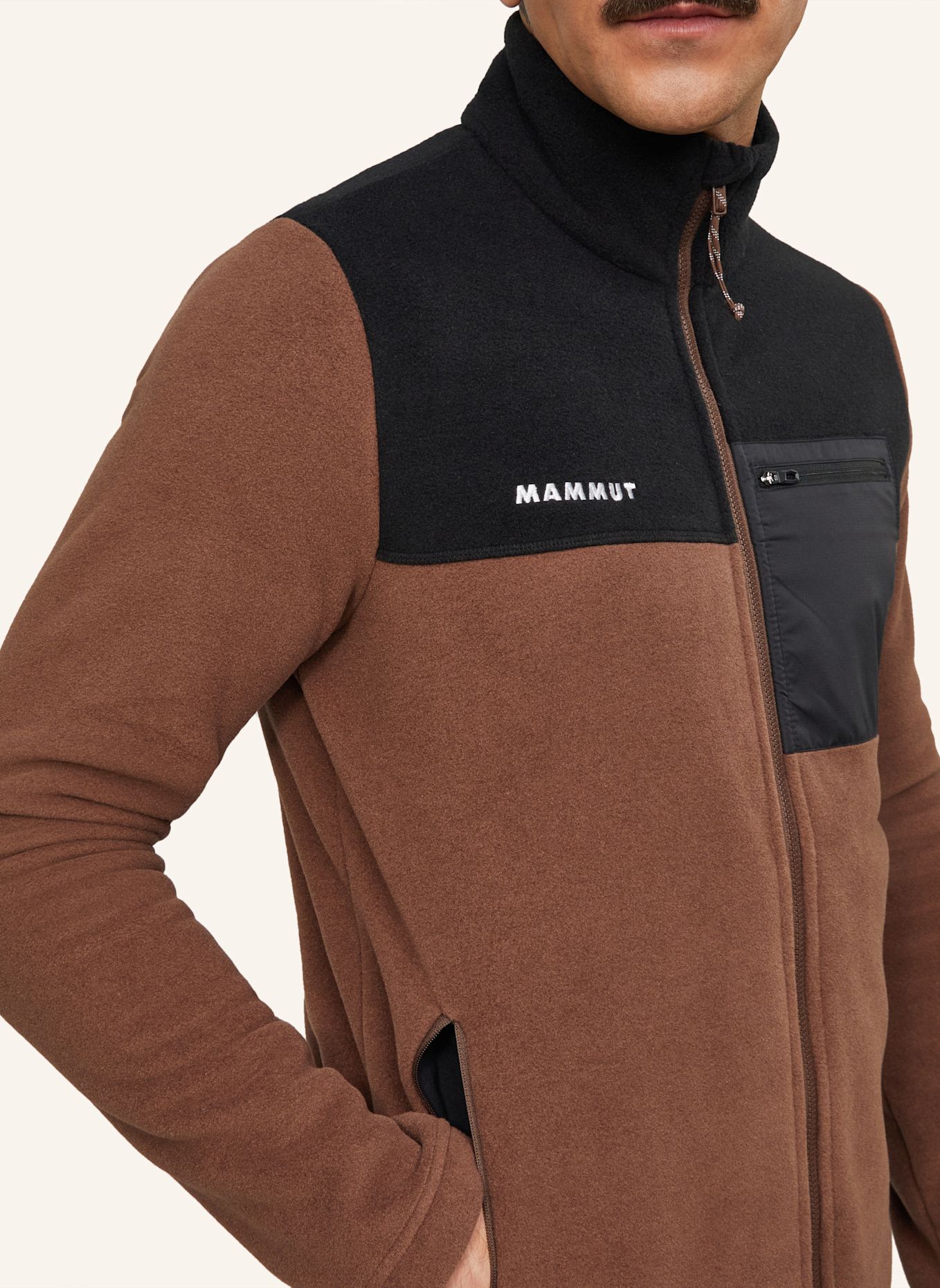 MAMMUT Fleecejacke INNOMINATA: BRAUN