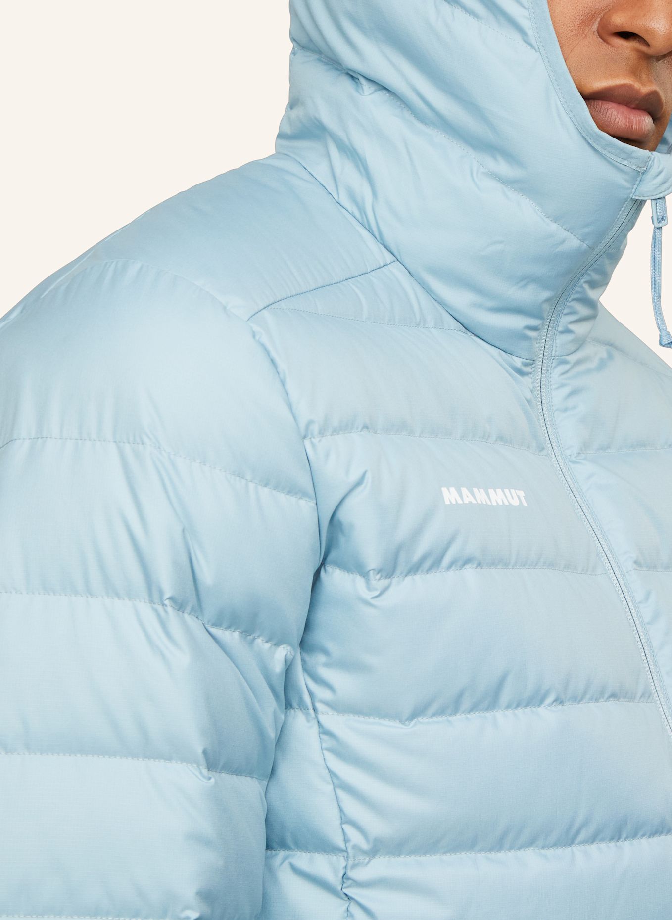 MAMMUT Daunenjacke WAYMARKER IN mit Kapuze: BLAU