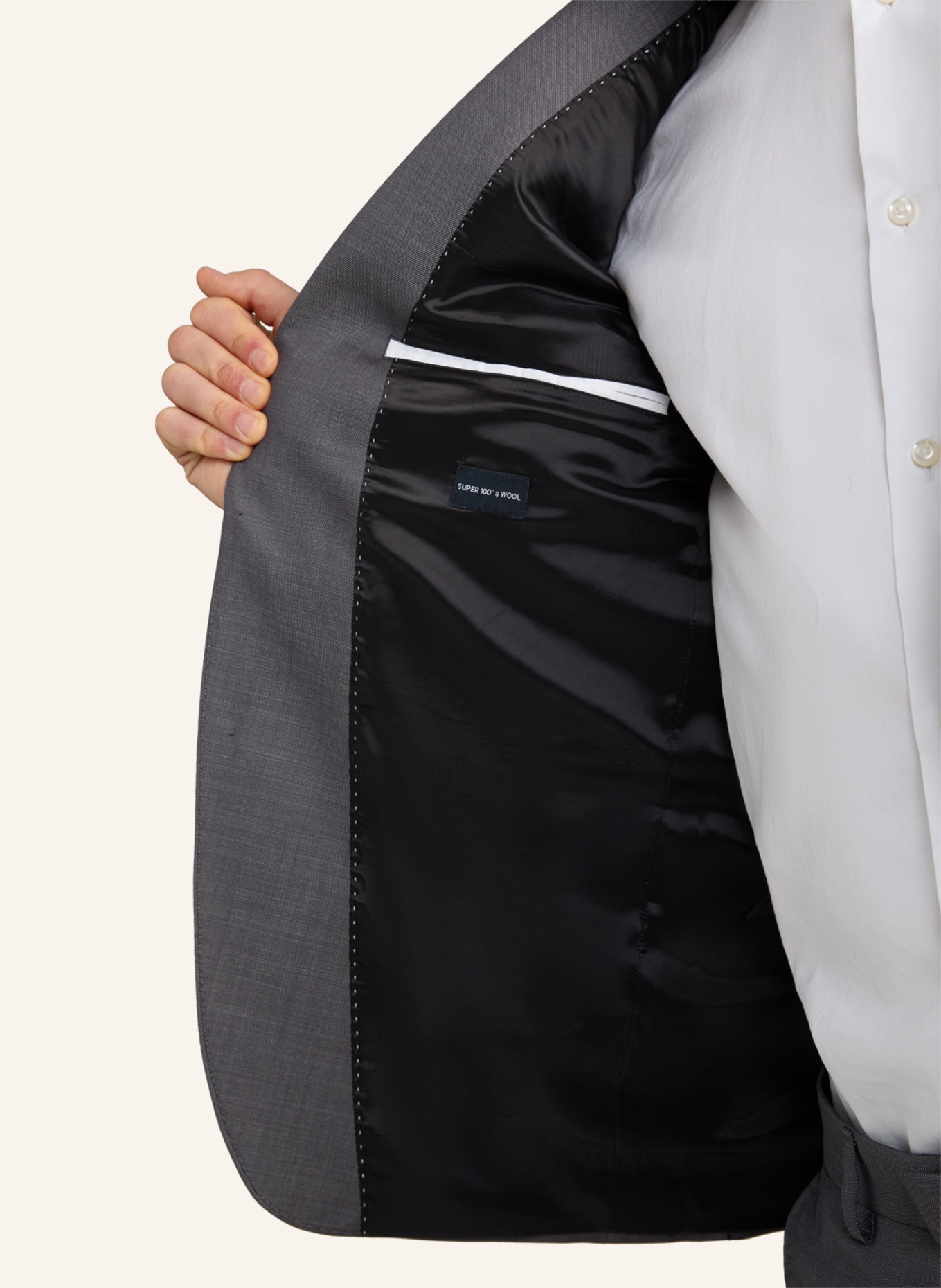 JOOP! Anzug HERBY Slim Fit, Farbe: GRAU (Bild 4)