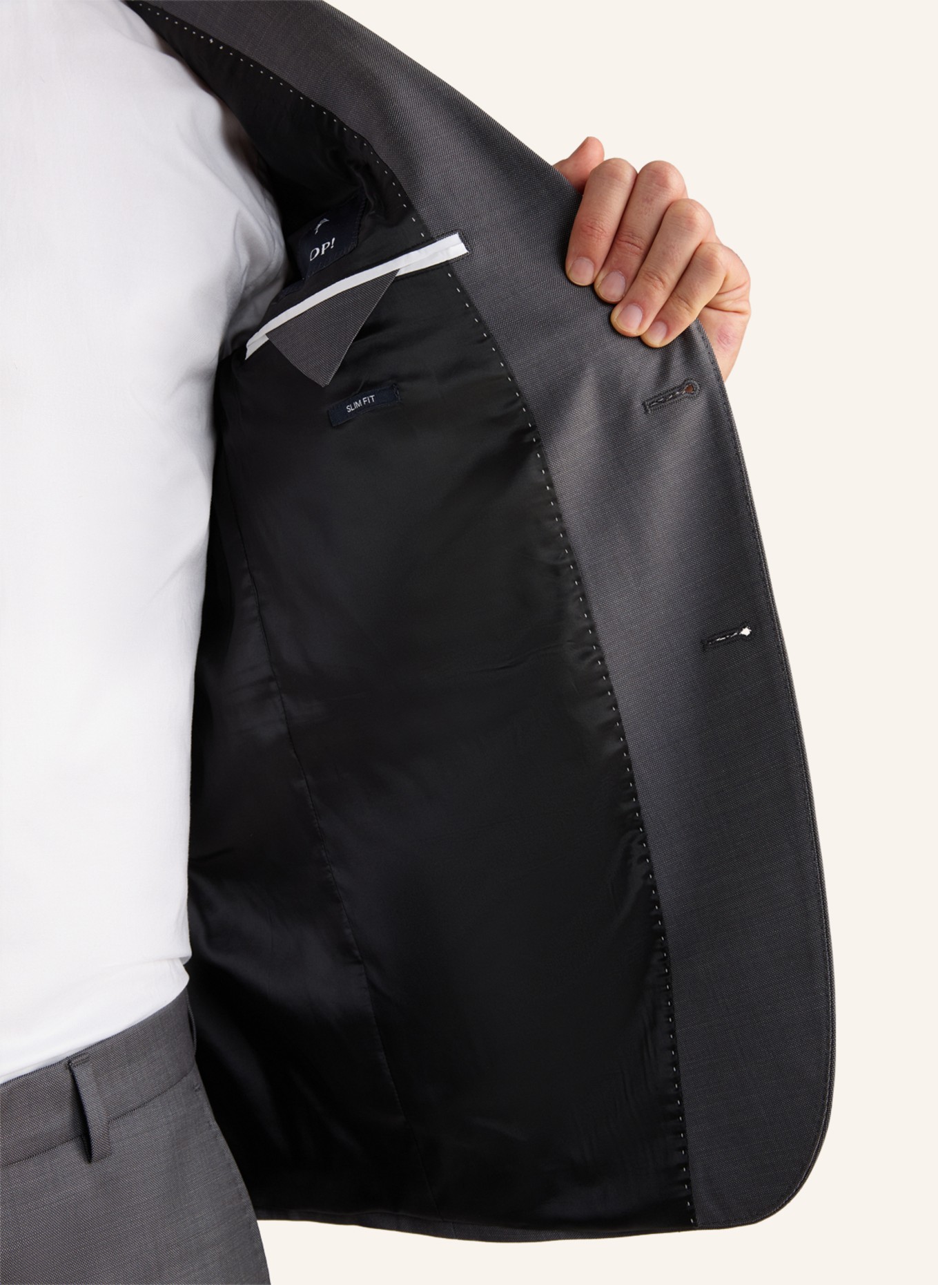 JOOP! Anzug HERBY Slim Fit, Farbe: GRAU (Bild 5)