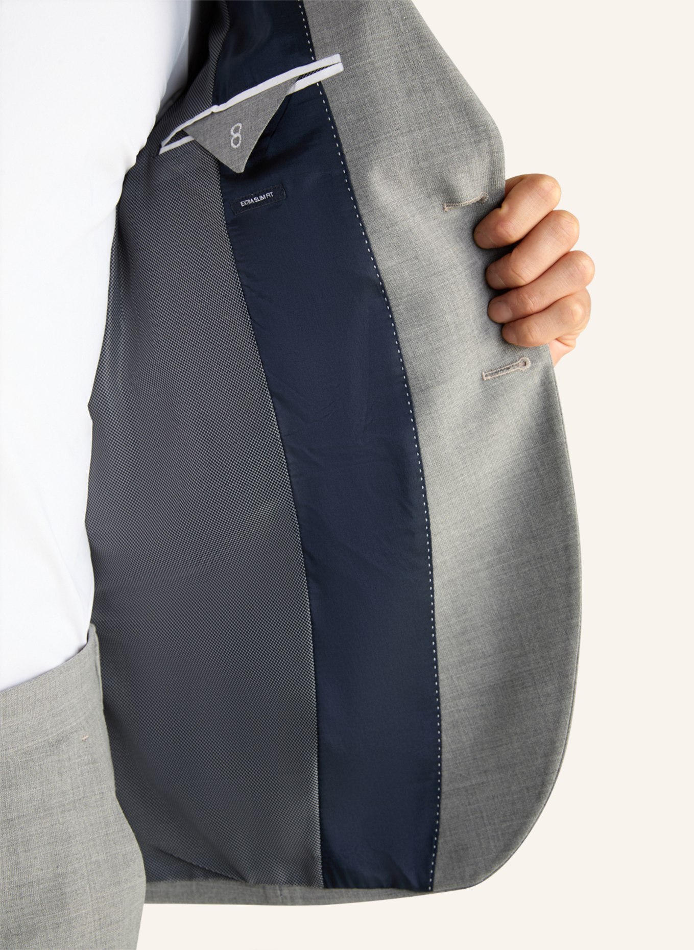 JOOP! Travel Anzug Extra Slim Fit, Farbe: GRAU (Bild 4)