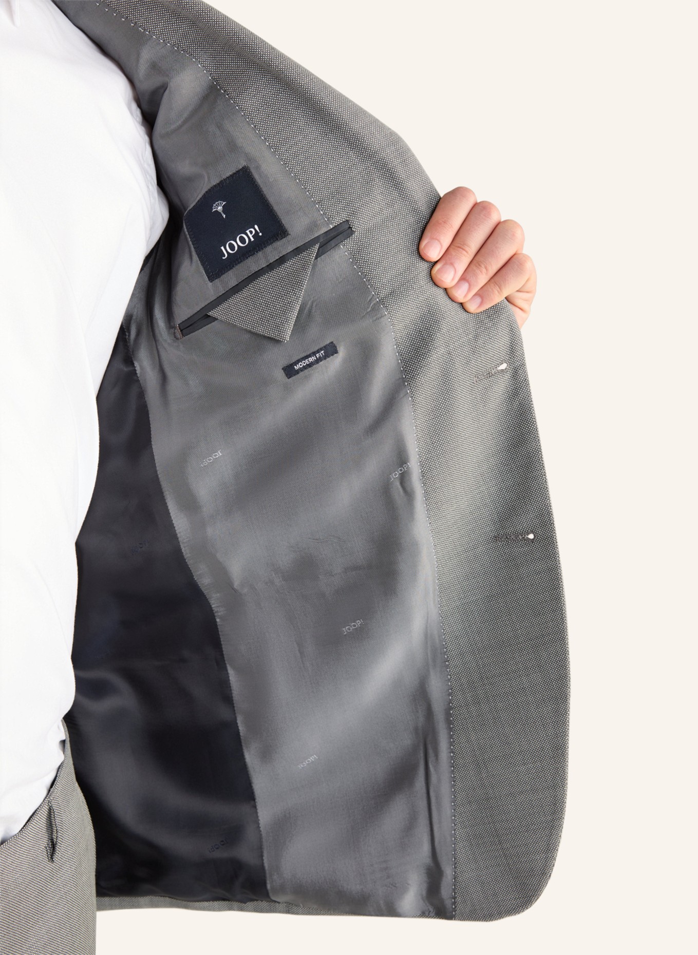 JOOP! Anzug Modern Fit, Farbe: GRAU (Bild 7)