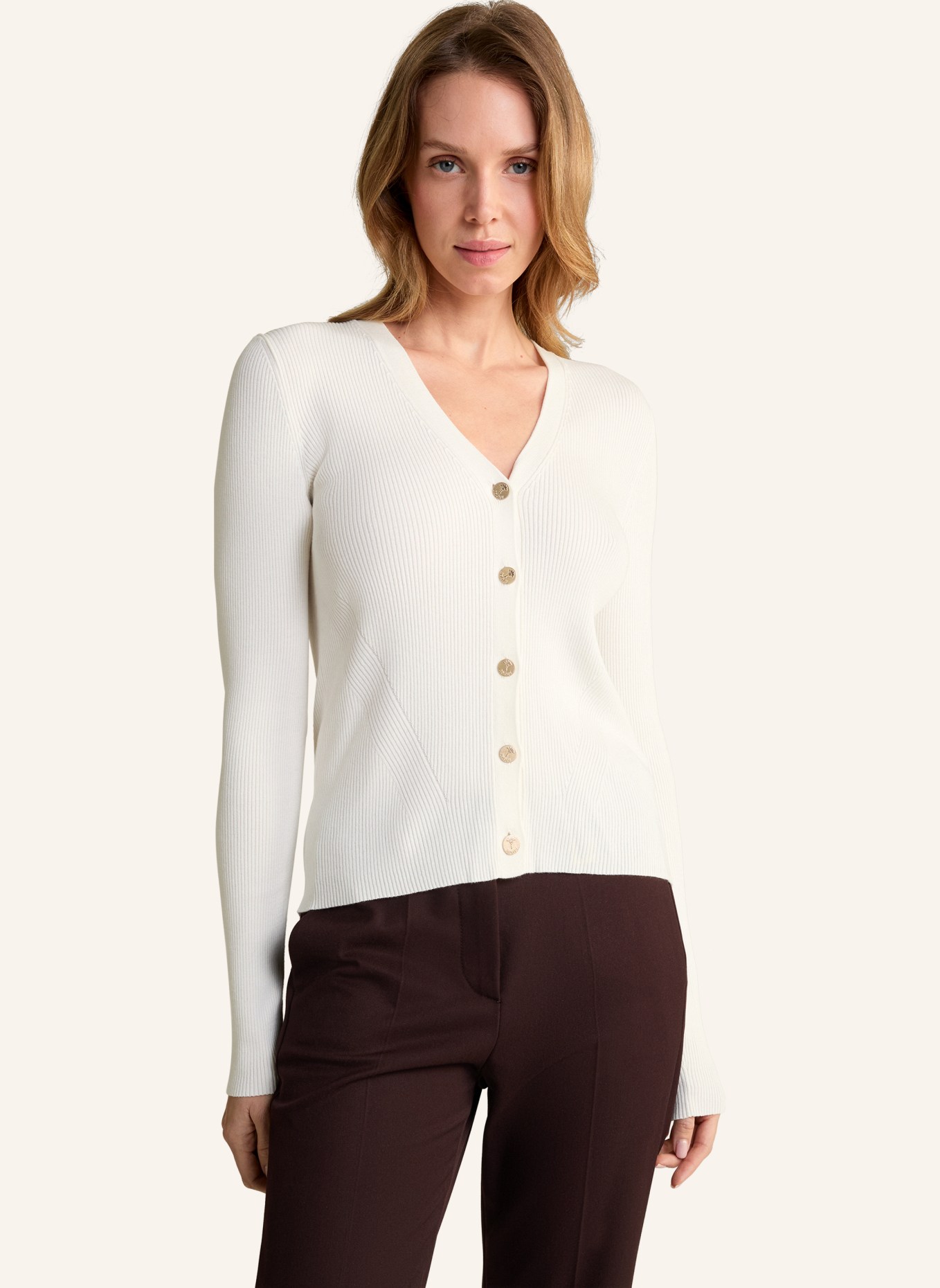 JOOP! Cardigan, Farbe: CREME (Bild 7)