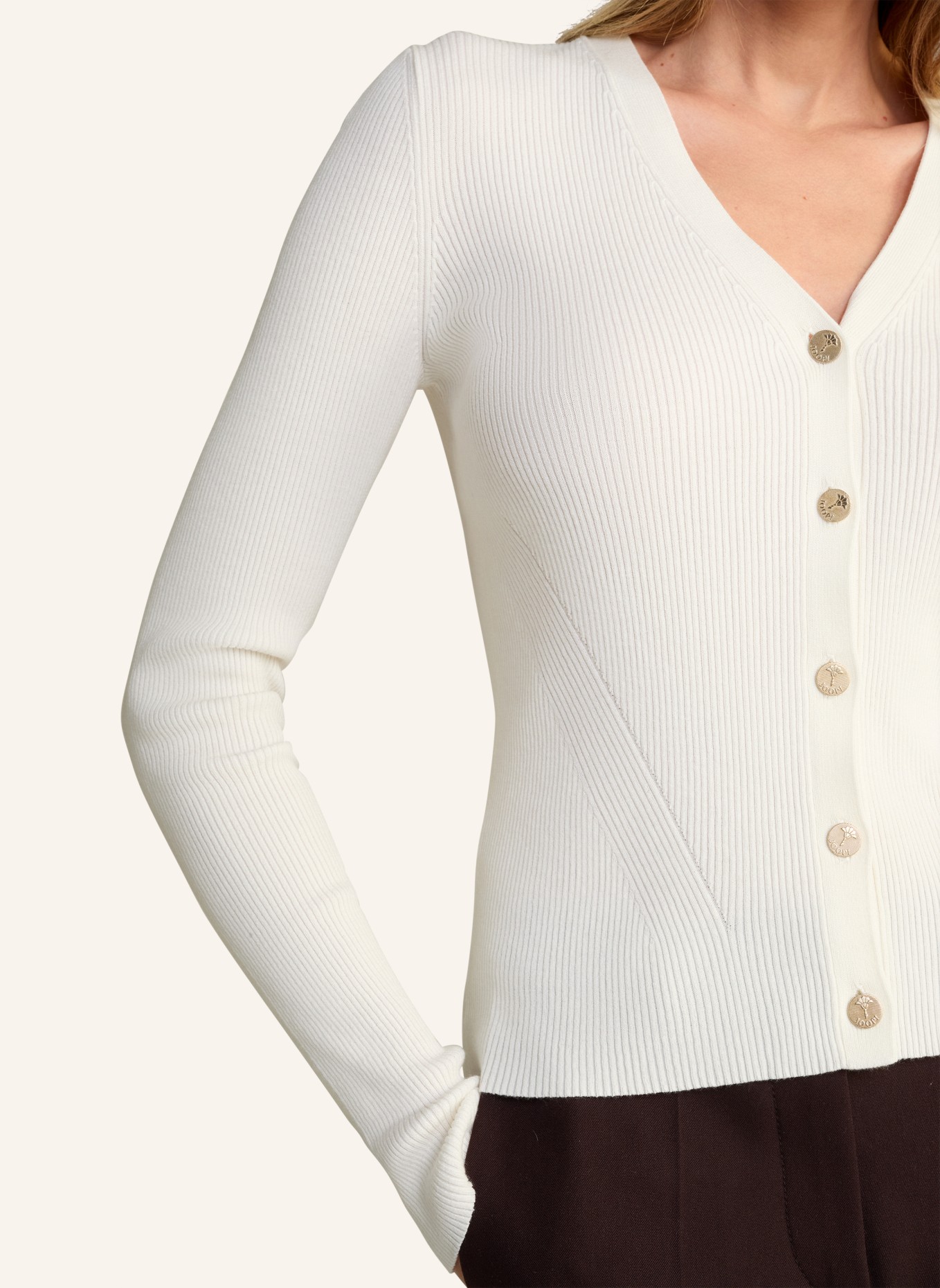 JOOP! Cardigan, Farbe: CREME (Bild 6)