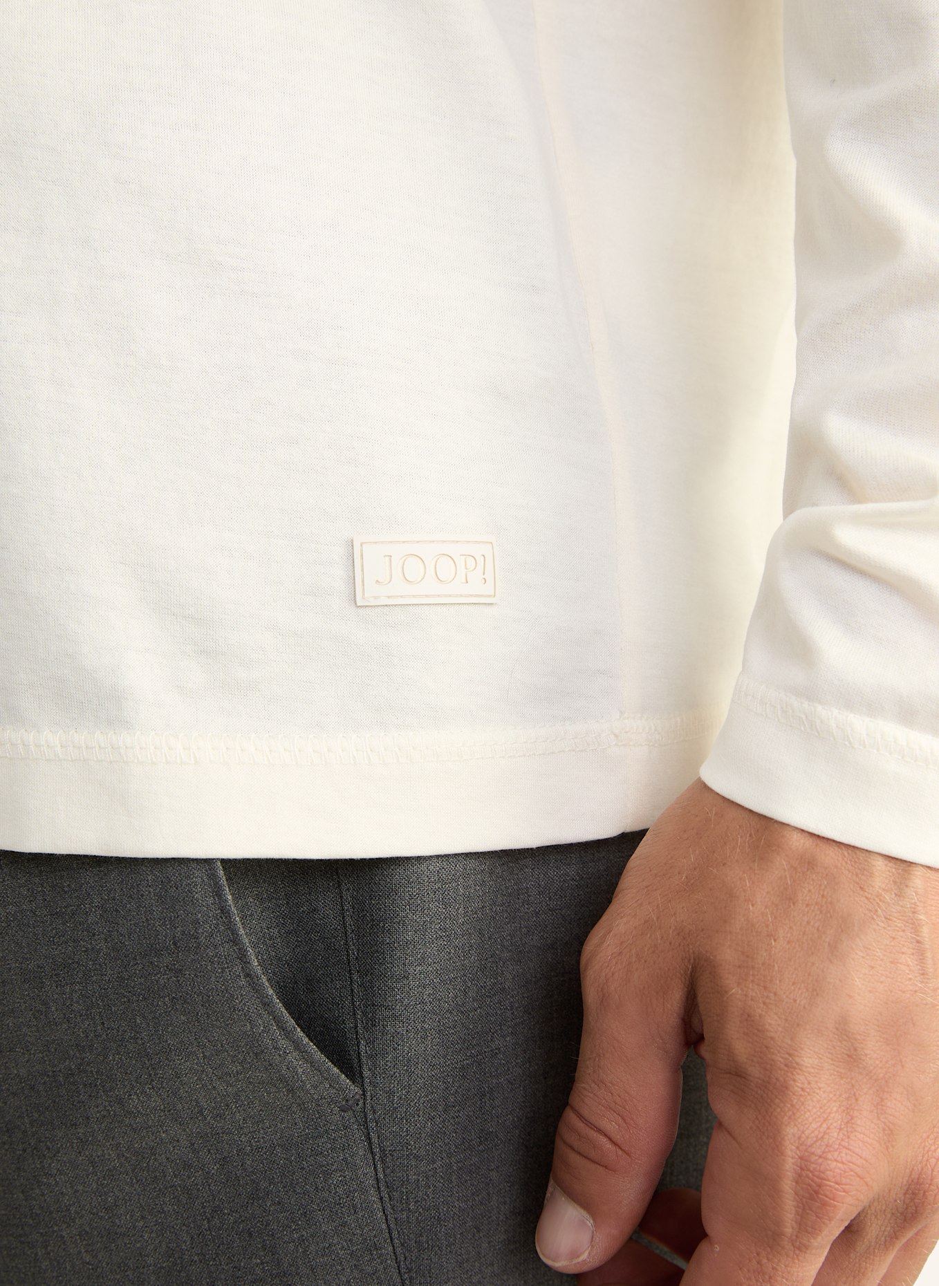 JOOP! Longsleeve, Farbe: CREME (Bild 5)