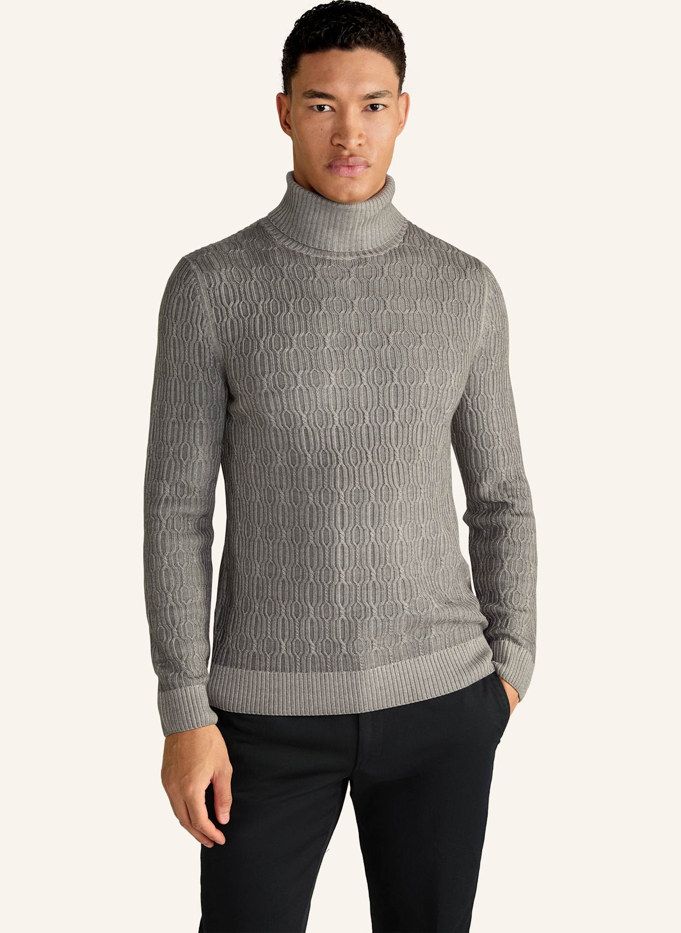 JOOP! Rollkragenpullover, Farbe: GRAU (Bild 6)