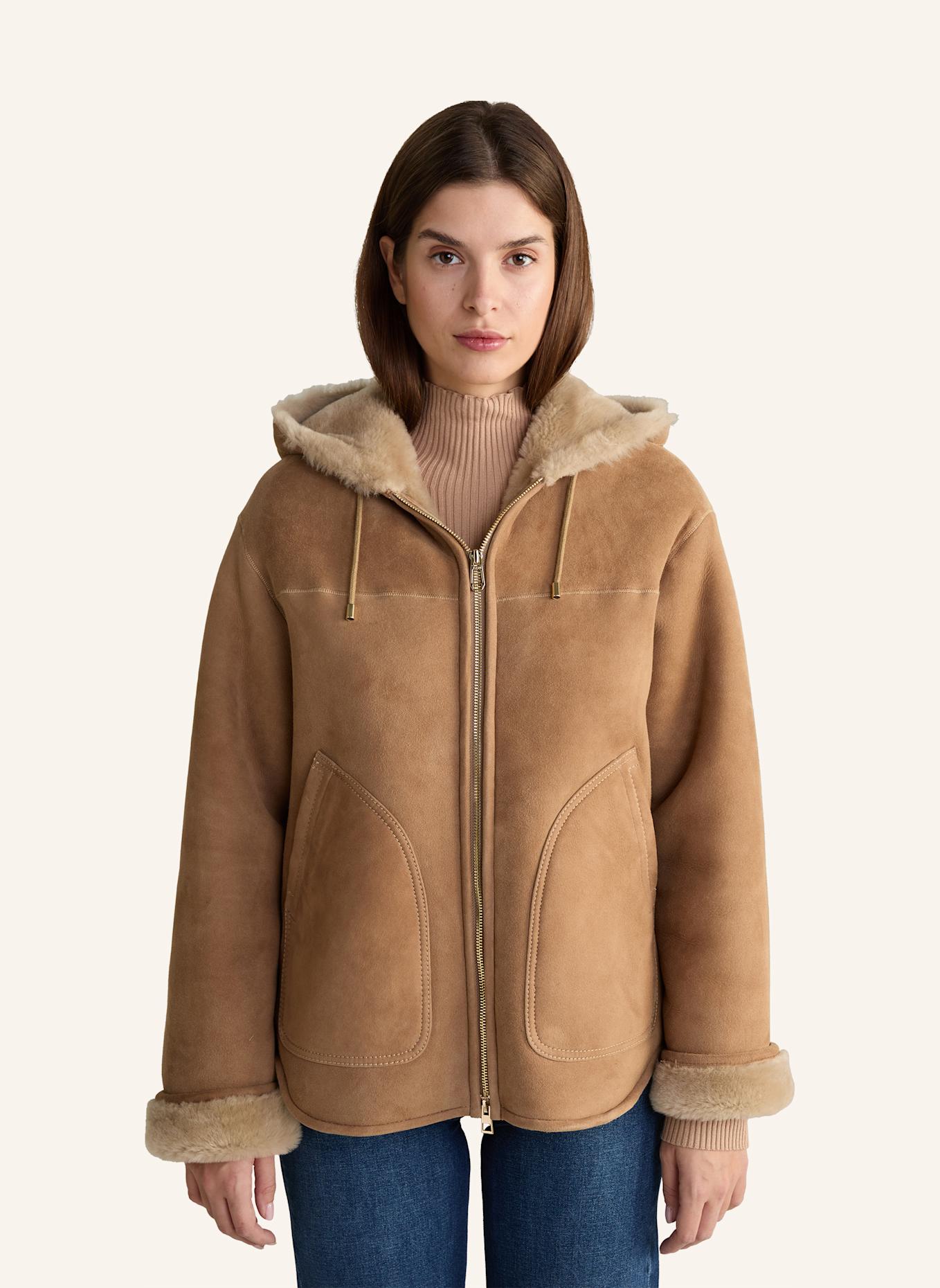 JOOP! Lammfelljacke, Farbe: BEIGE (Bild 6)