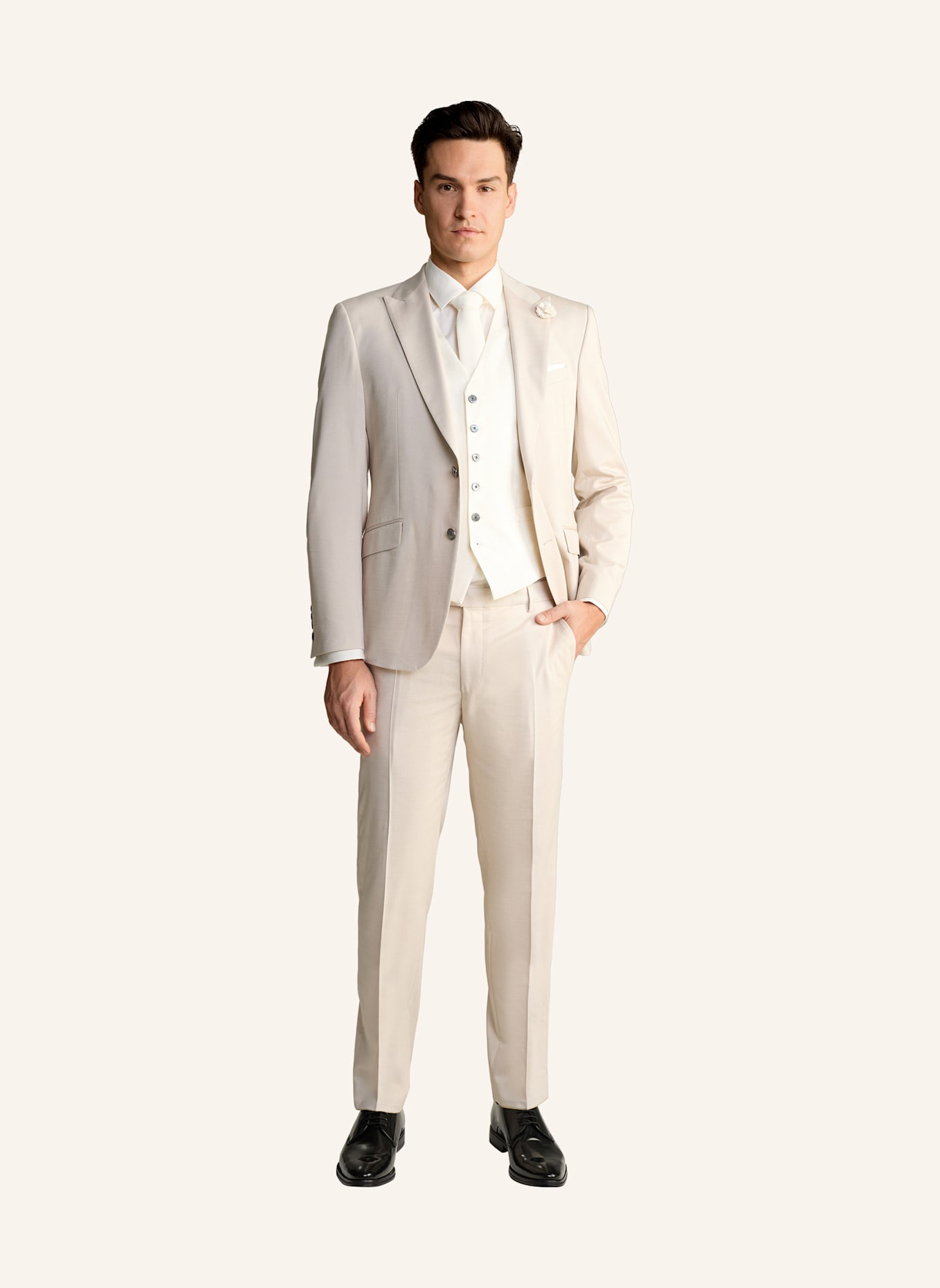JOOP! Weste Regular Fit: WEISS