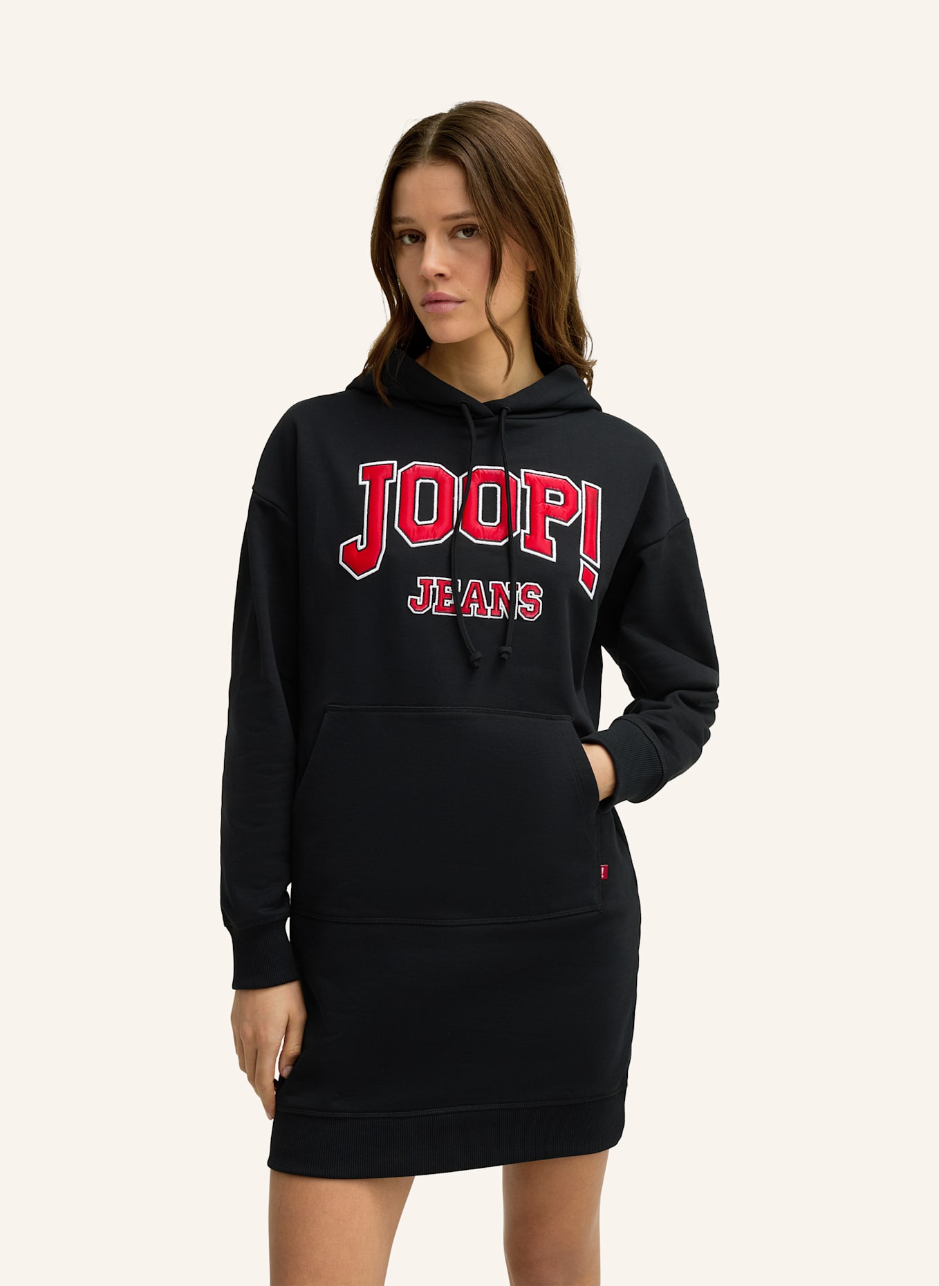 JOOP! JEANS Sweat-Kleid: SCHWARZ