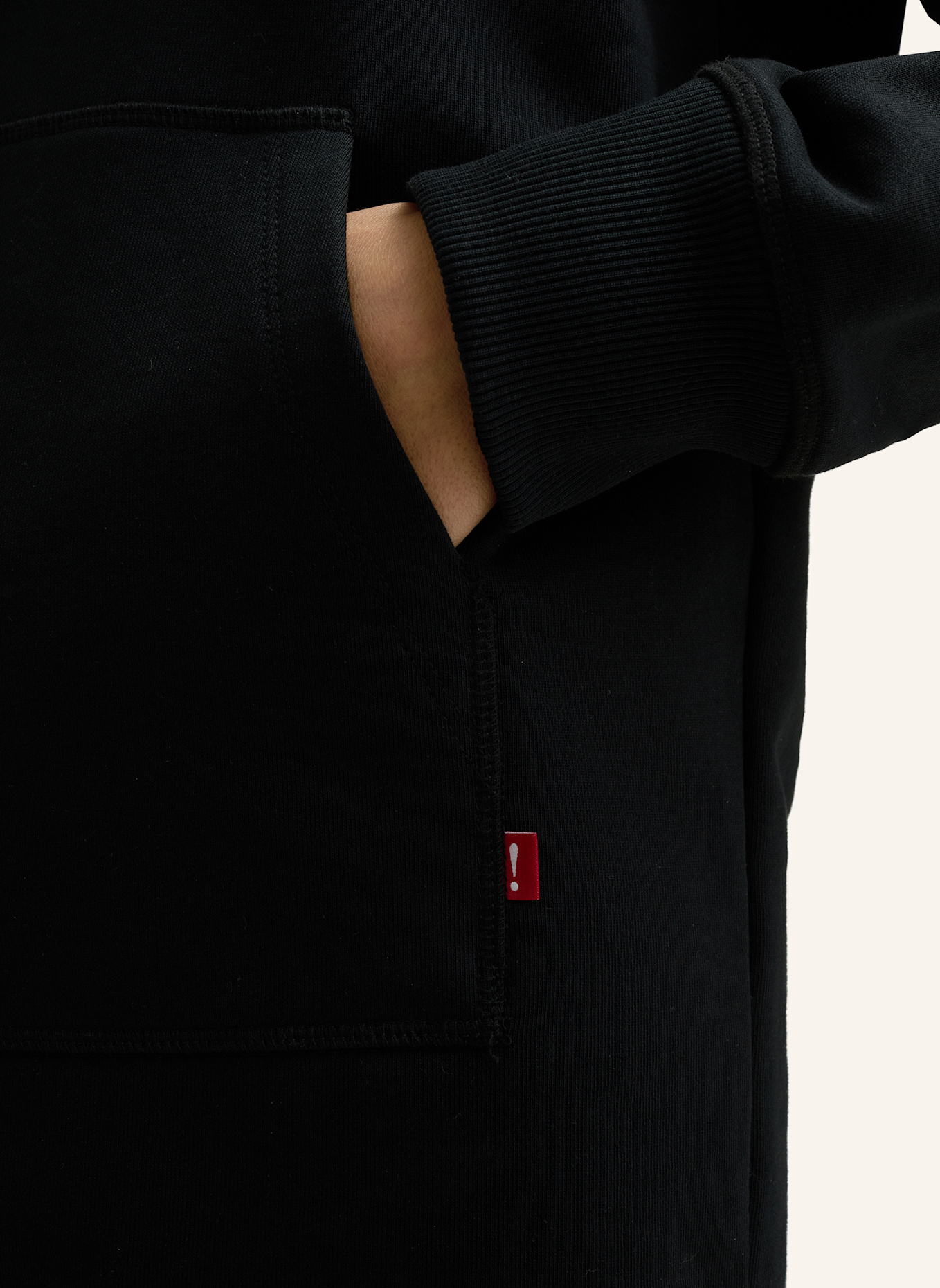 JOOP! JEANS Sweat-Kleid: SCHWARZ