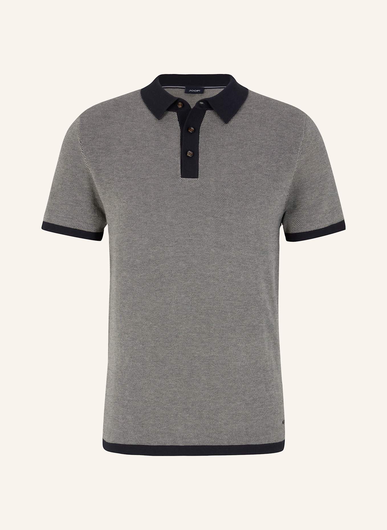 JOOP! Strick-Poloshirt Regular Fit: DUNKELBLAU