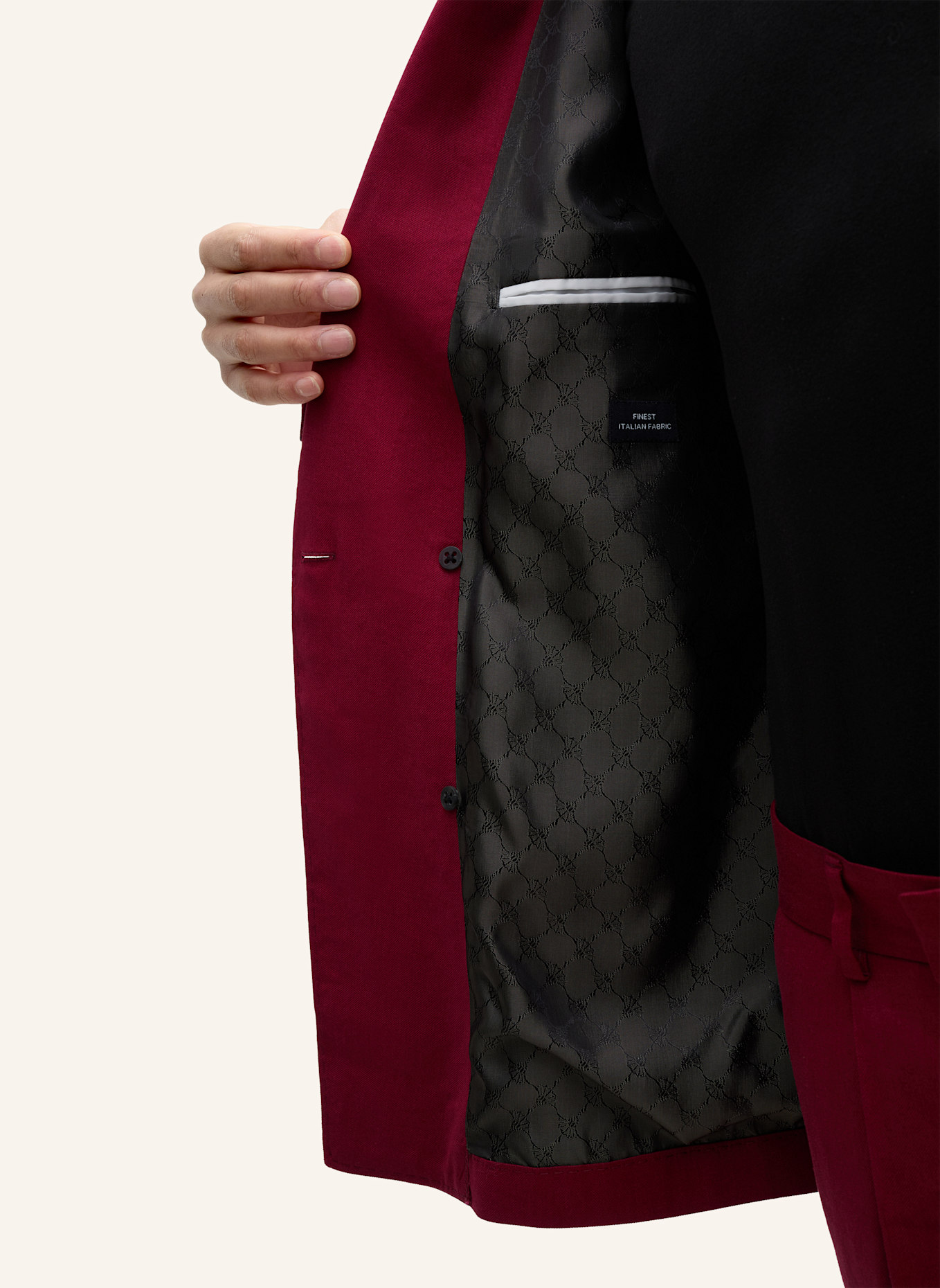 JOOP! Anzug Slim Fit: ROT