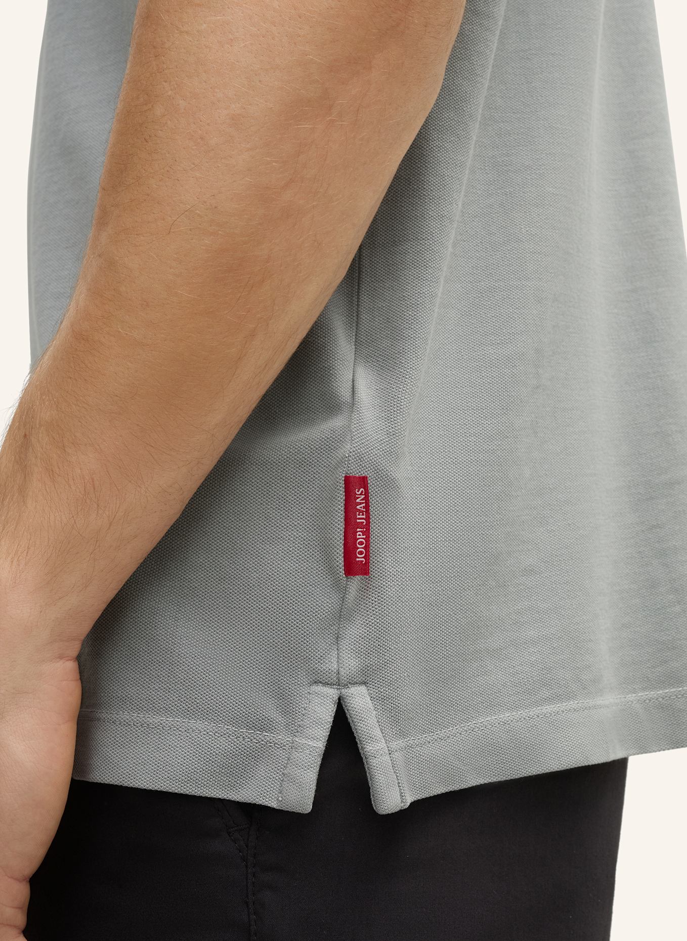JOOP! JEANS Piqué-Poloshirt AMBROSIAN: HELLGRAU