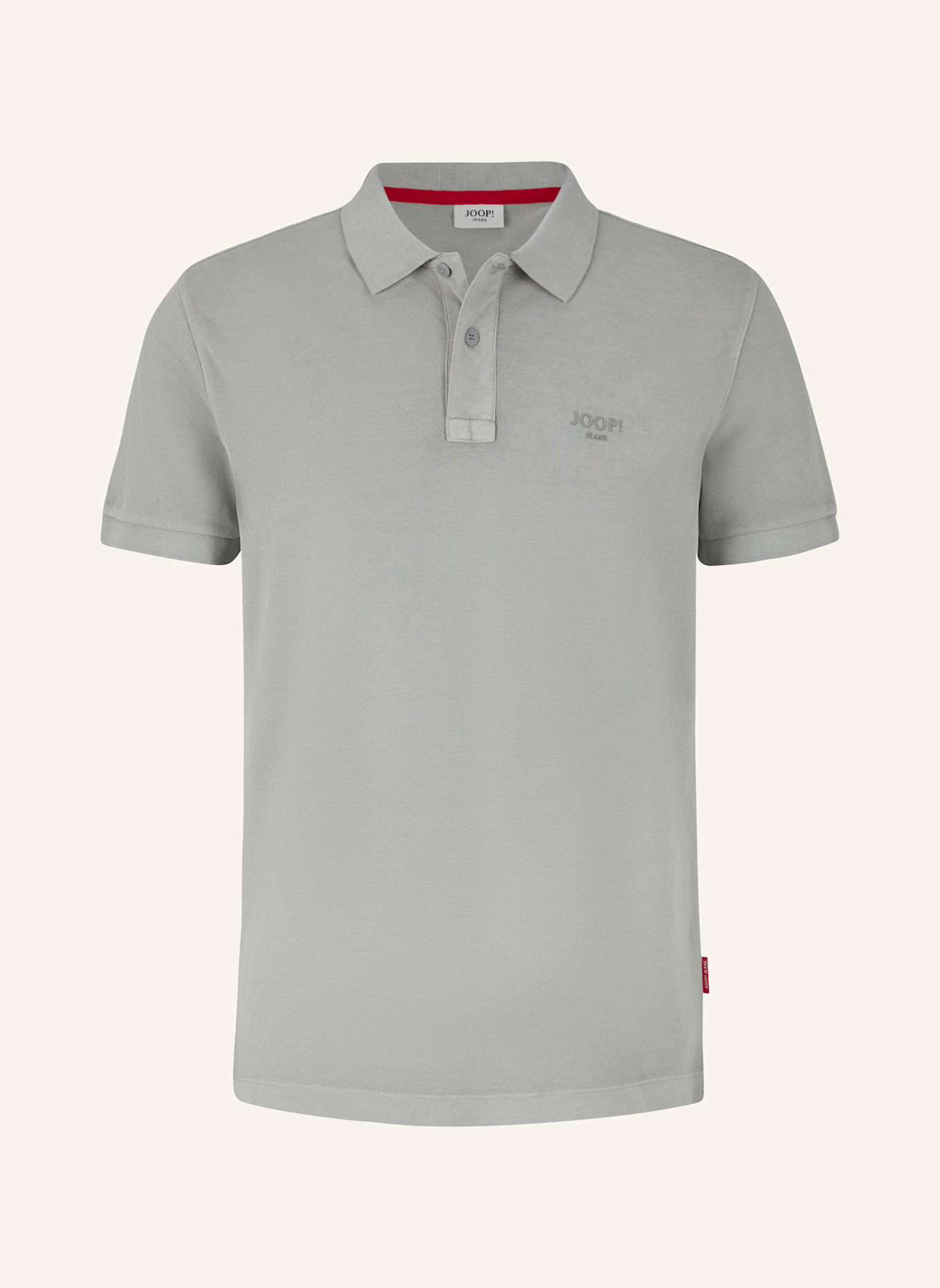 JOOP! JEANS Piqué-Poloshirt AMBROSIAN: HELLGRAU