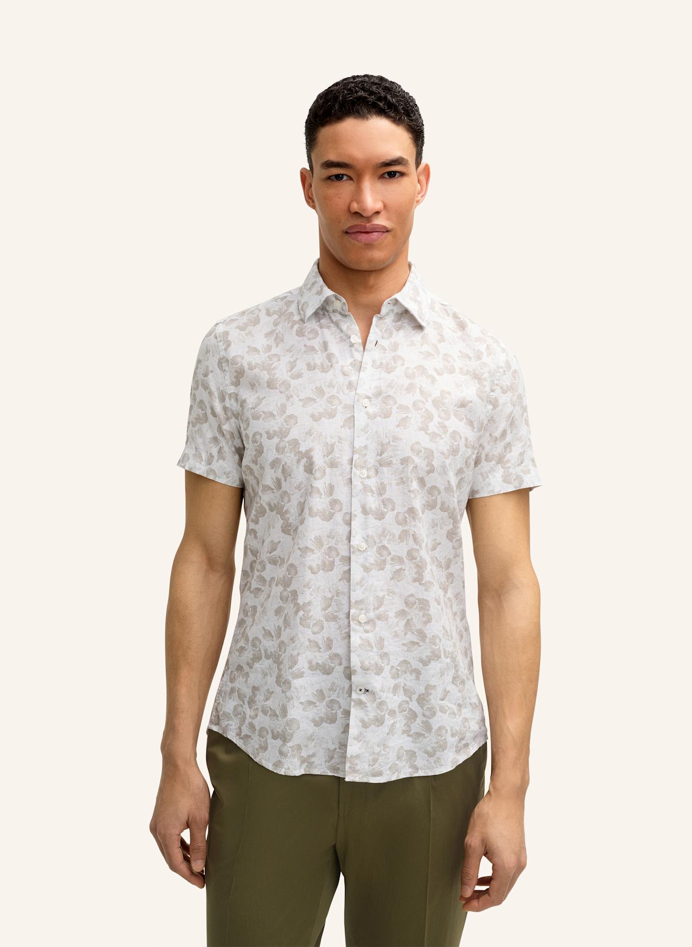 JOOP! Hemd Slim Fit: WEISS/ BEIGE