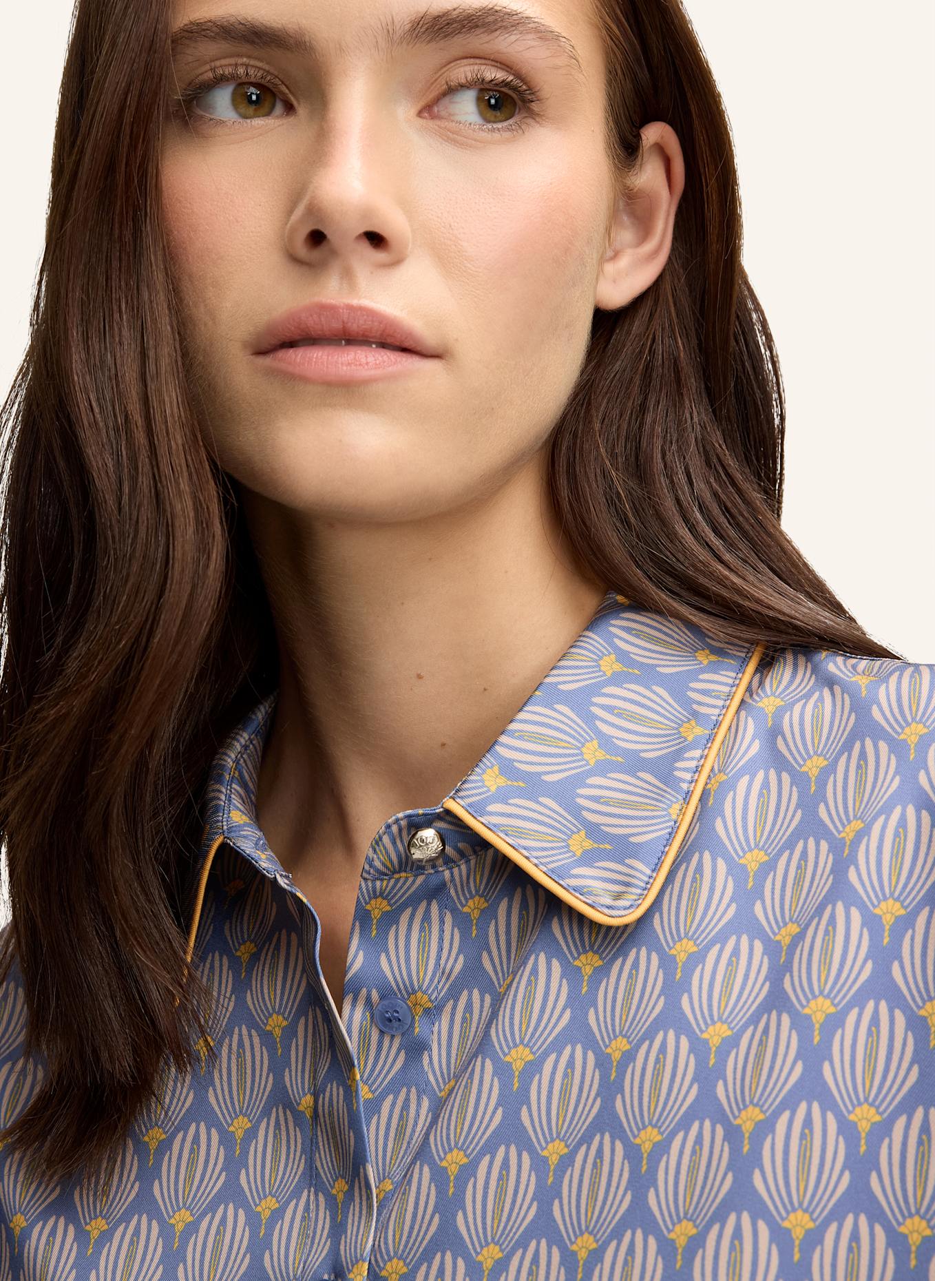 JOOP! Bluse: HELLBLAU/ BEIGE/ GELB