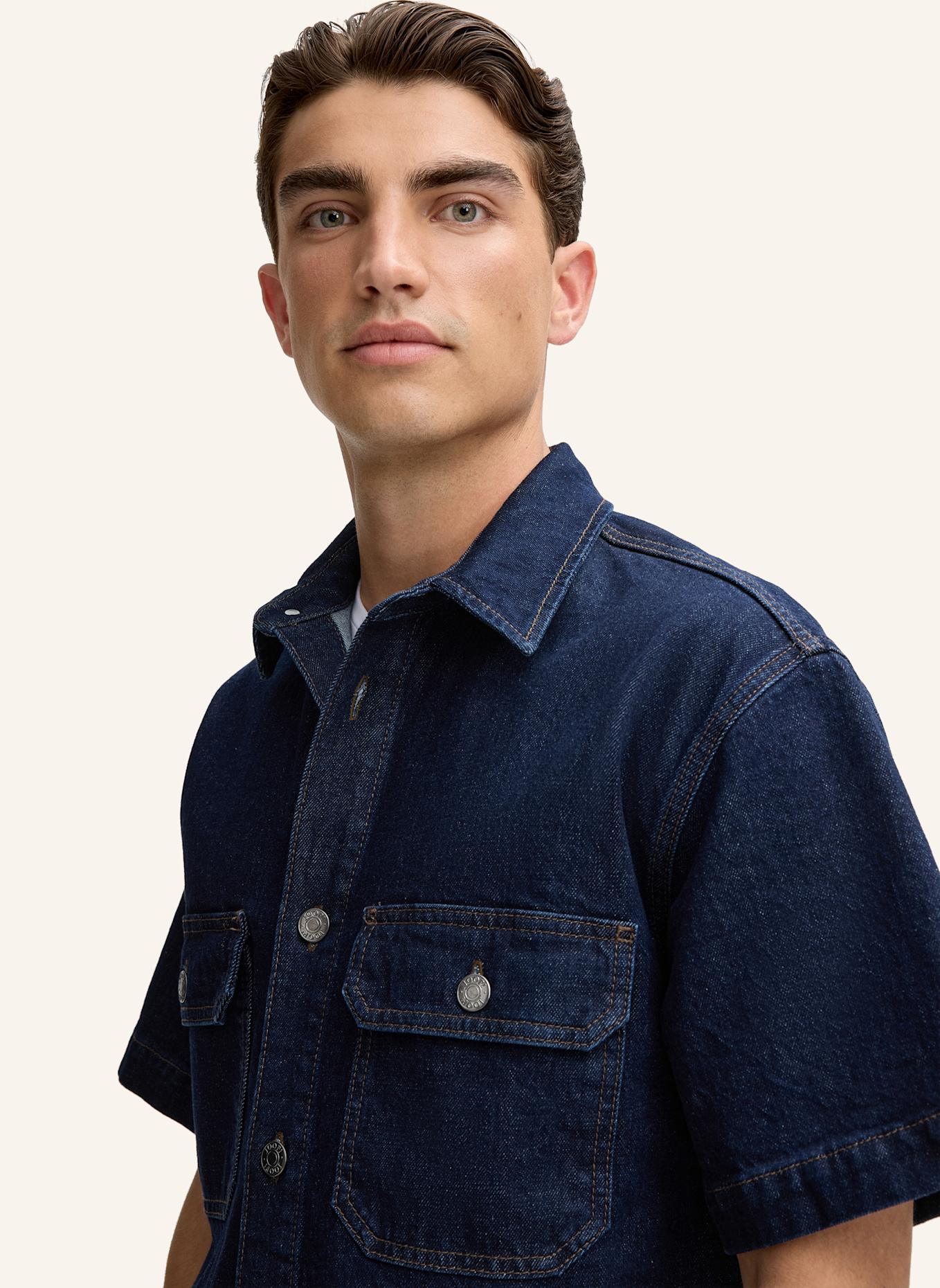 JOOP! JEANS Hemd Casual Fit: DUNKELBLAU